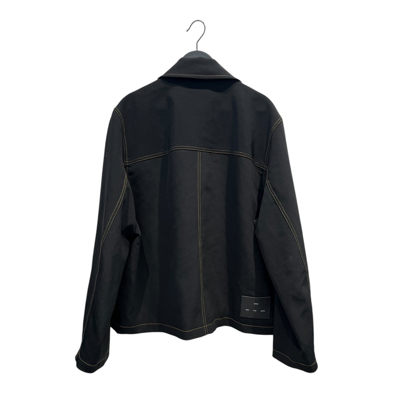 SONG FOR THE MUTE/Jacket/M/BLK/CROP PATCH POCKET JACKET