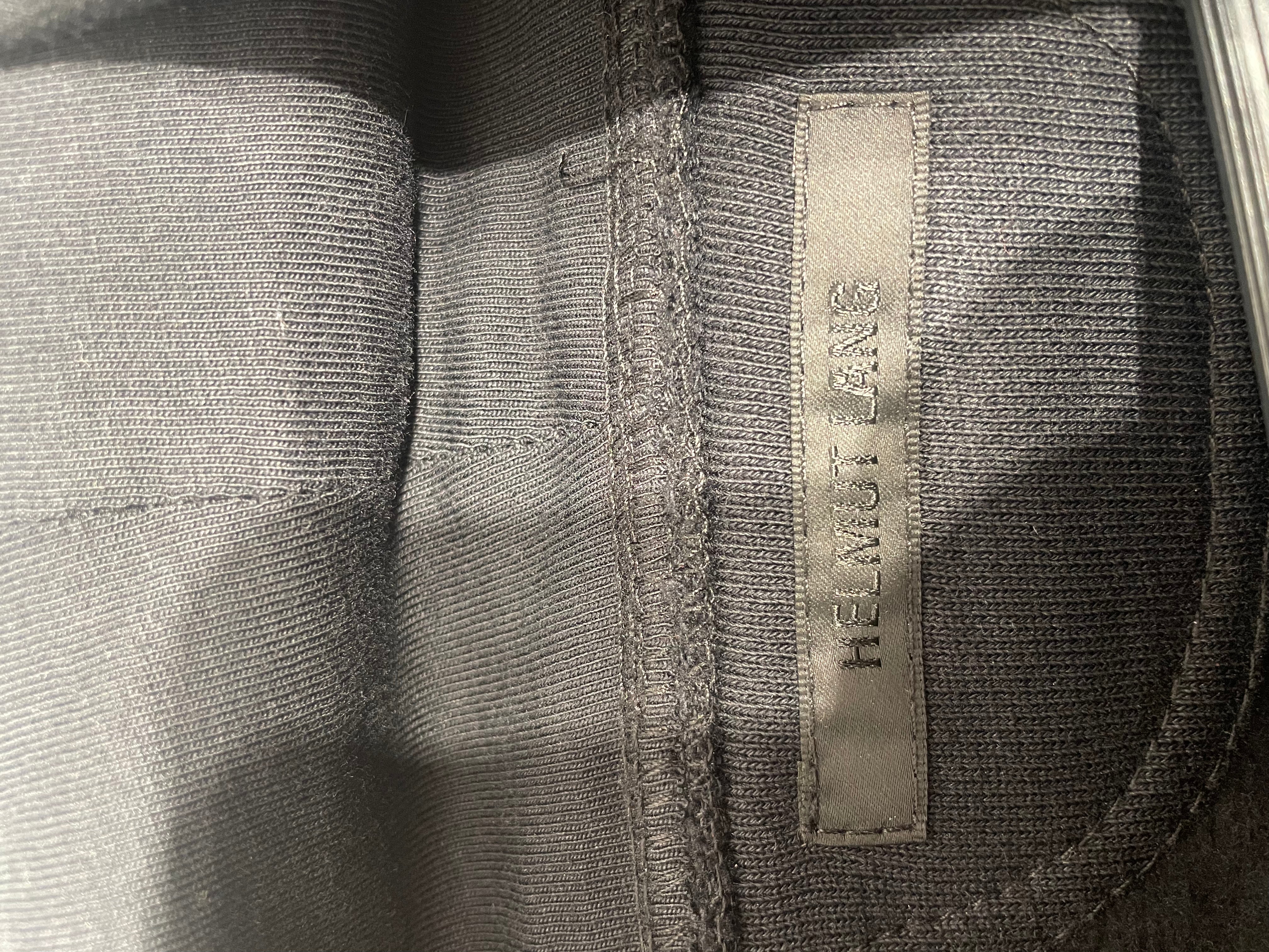 Helmut Lang/Zip Up Hoodie/L/Cotton/BLK/ view 3