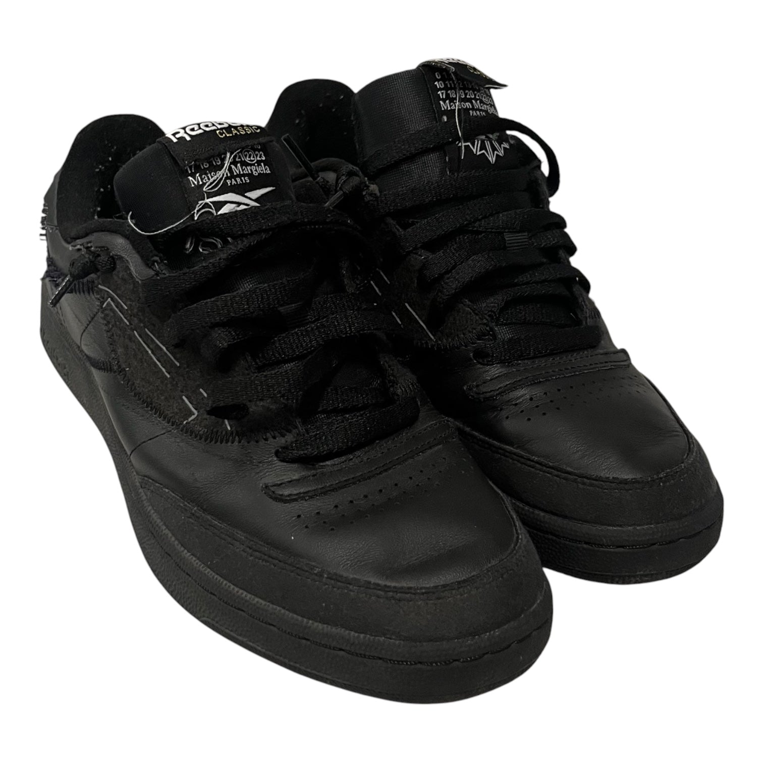 Reebok/PROJECT 0 CC MO MAISON MARGIELA/Low-Sneakers/US 8/Leather/BLK/GW5012 view 1