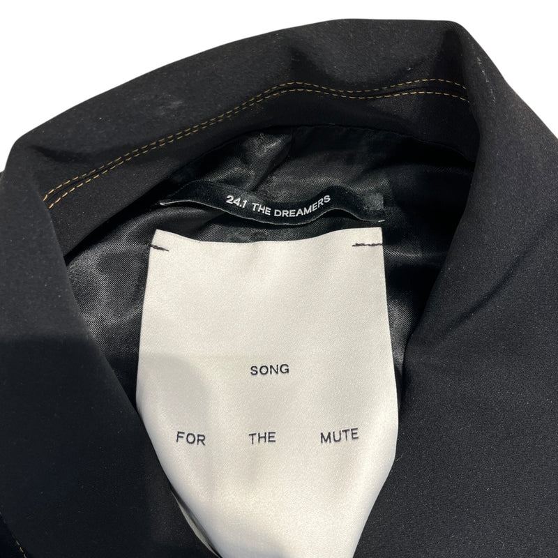 SONG FOR THE MUTE/Jacket/M/BLK/CROP PATCH POCKET JACKET