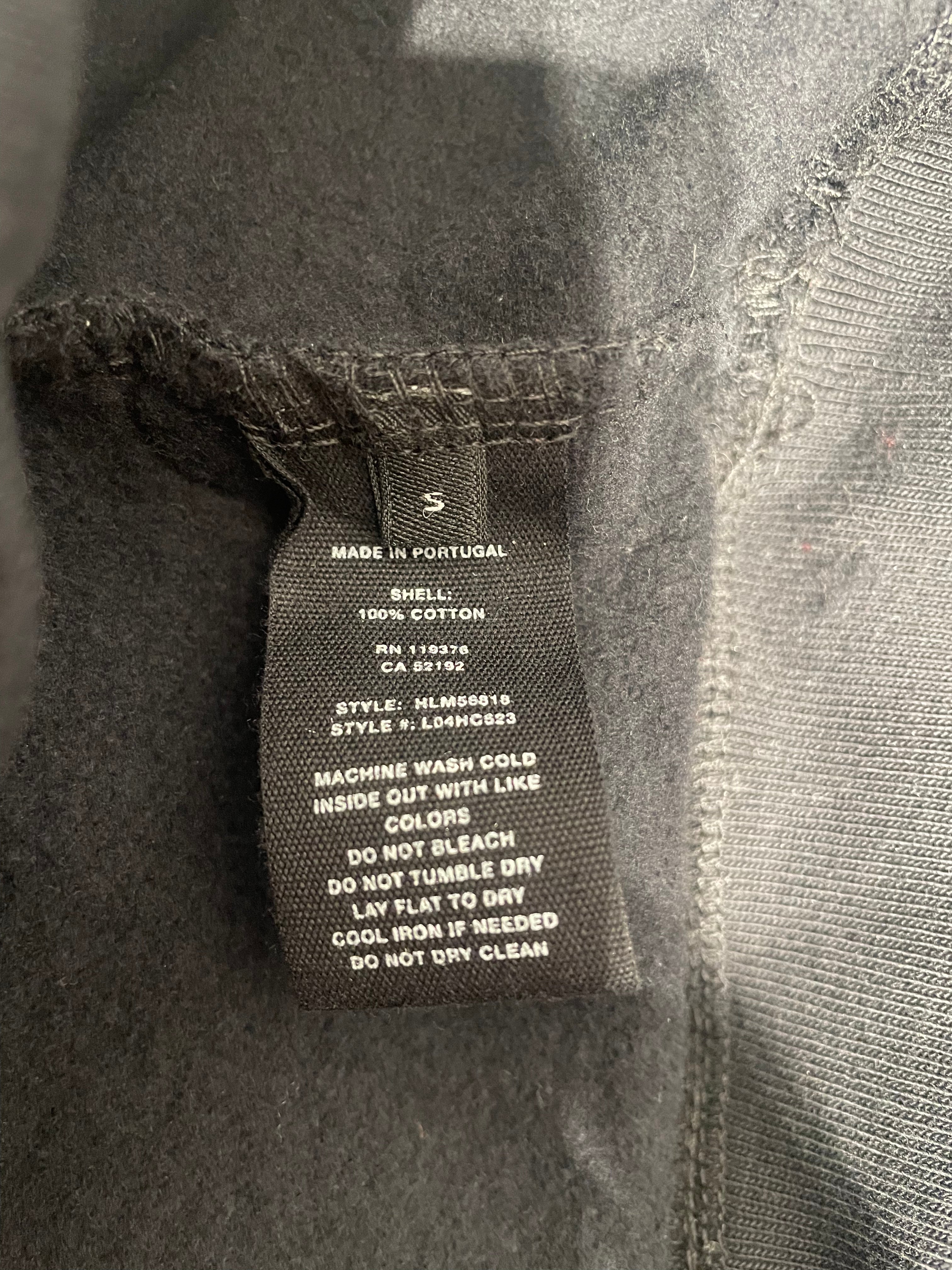 Helmut Lang/Zip Up Hoodie/L/Cotton/BLK/ view 4