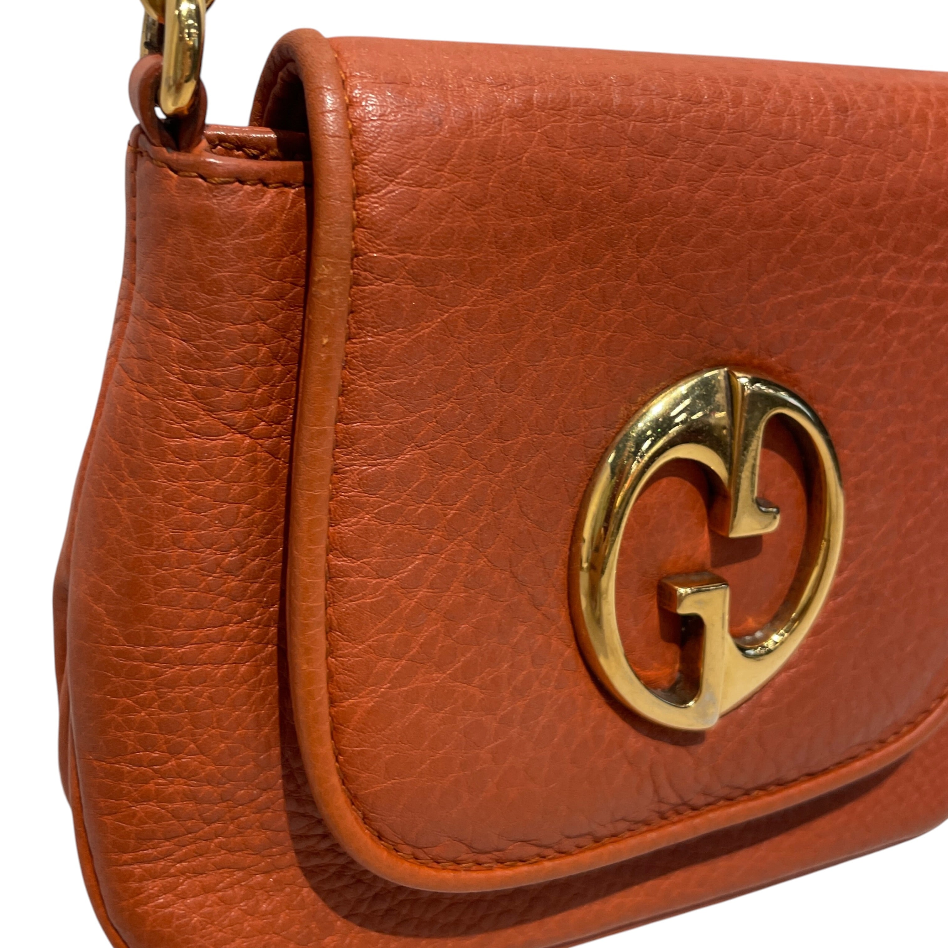 GUCCI/Bag/Leather/BRW/1973 SMALL CHAIN view 6