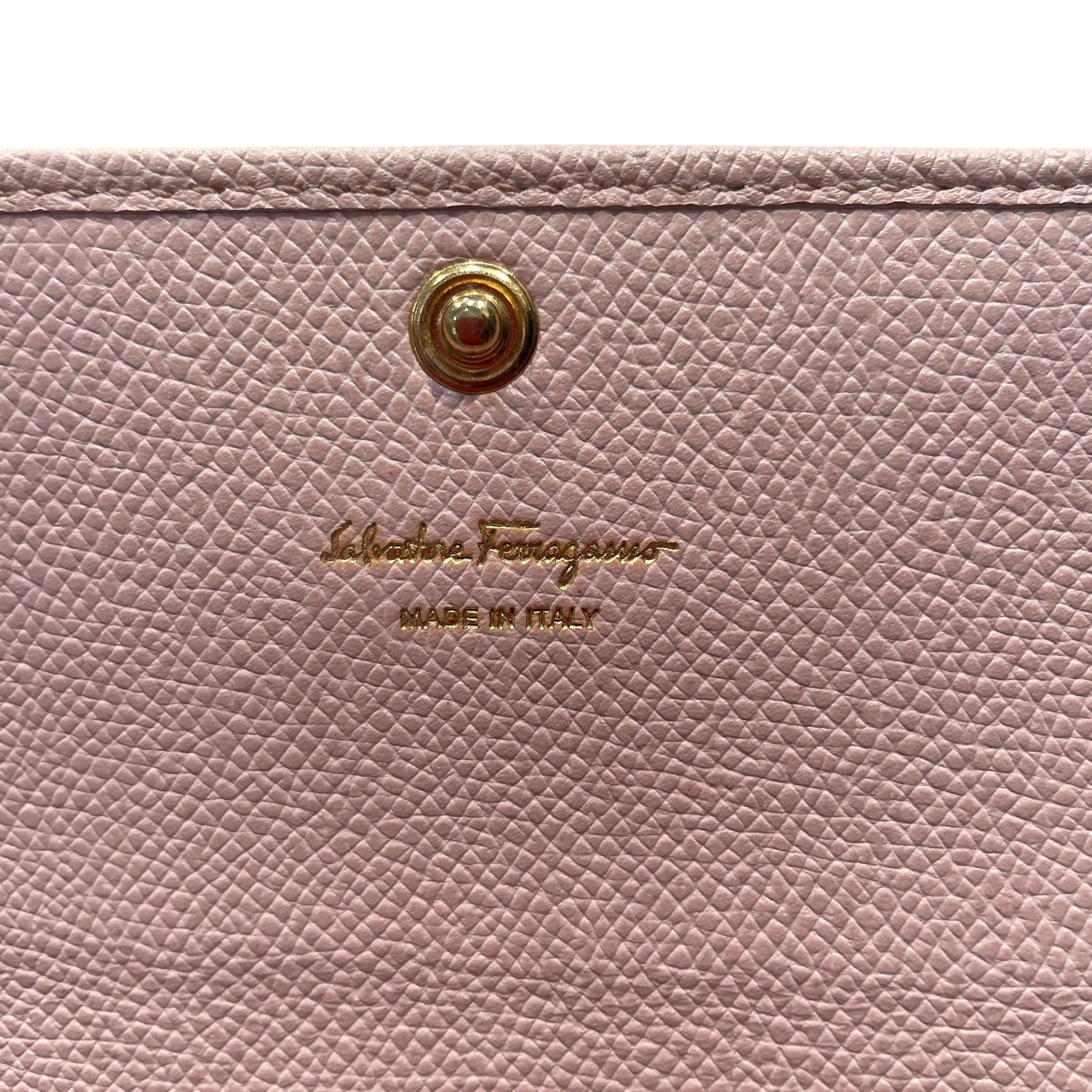 Salvatore Ferragamo/Long Wallet/Leather/PNK/L's/Embossed Bow Wallet view 4