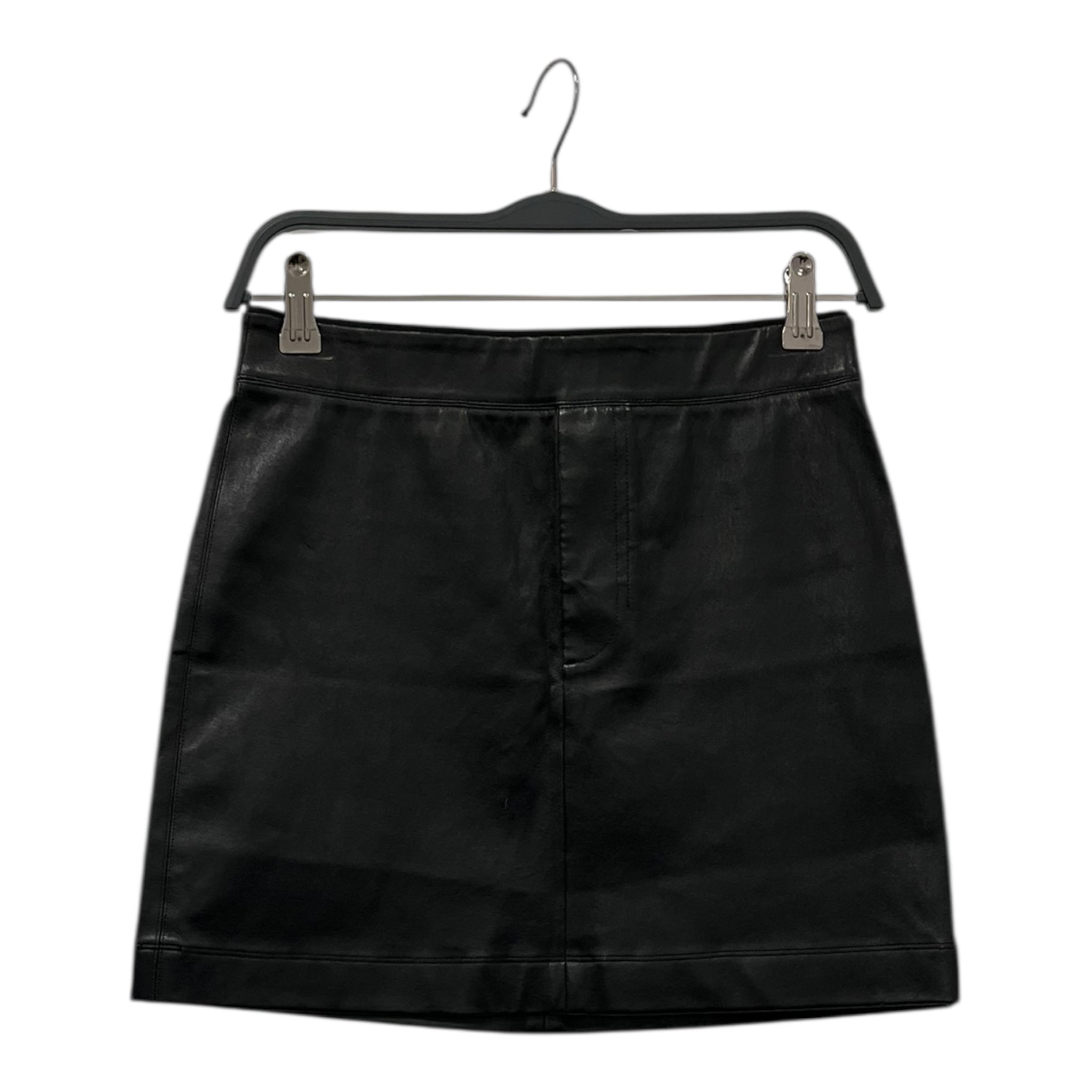 Helmut Lang/Skirt/2/Leather/BLK/ELASTIC WAIST MINI SKIRT view 1