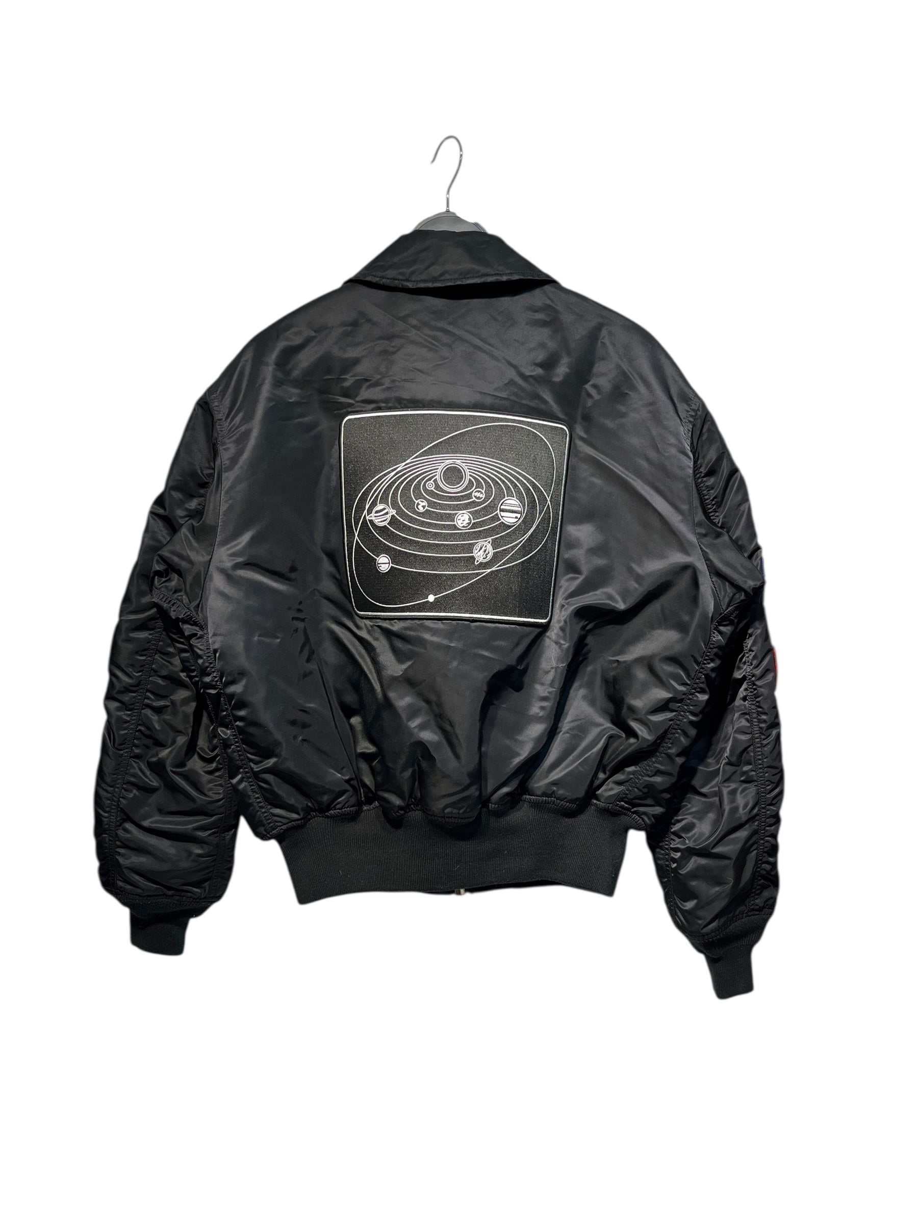 ALPHA INDUSTRIES/Jacket/L/Acrylic/BLK/All Over Print/ceu 45p nsa pintrill view 2