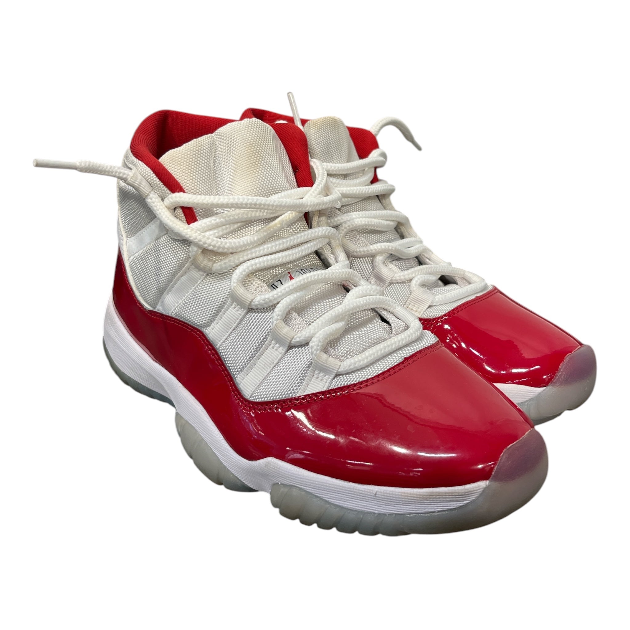 NIKE/Hi-Sneakers/US 11.5/Leather/RED/JORDAN 11 RETRO CHERRY view 1
