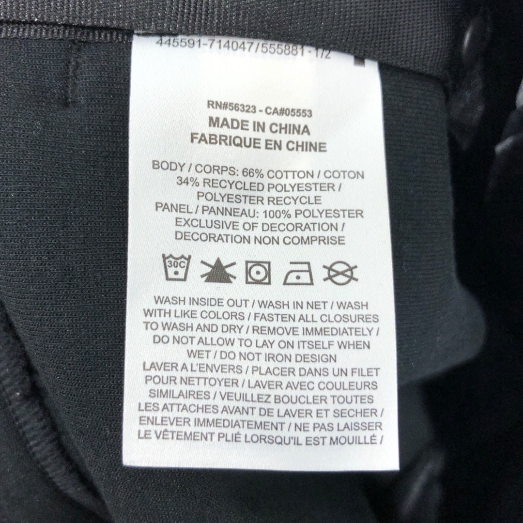 NIKE/Sacai/T-Shirt/M/BLK/pleated back view 4