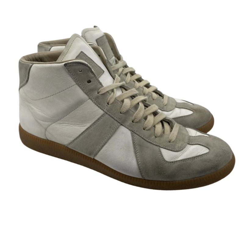 Maison Margiela/Hi-Sneakers/EU 44/Leather/WHT/GAT
