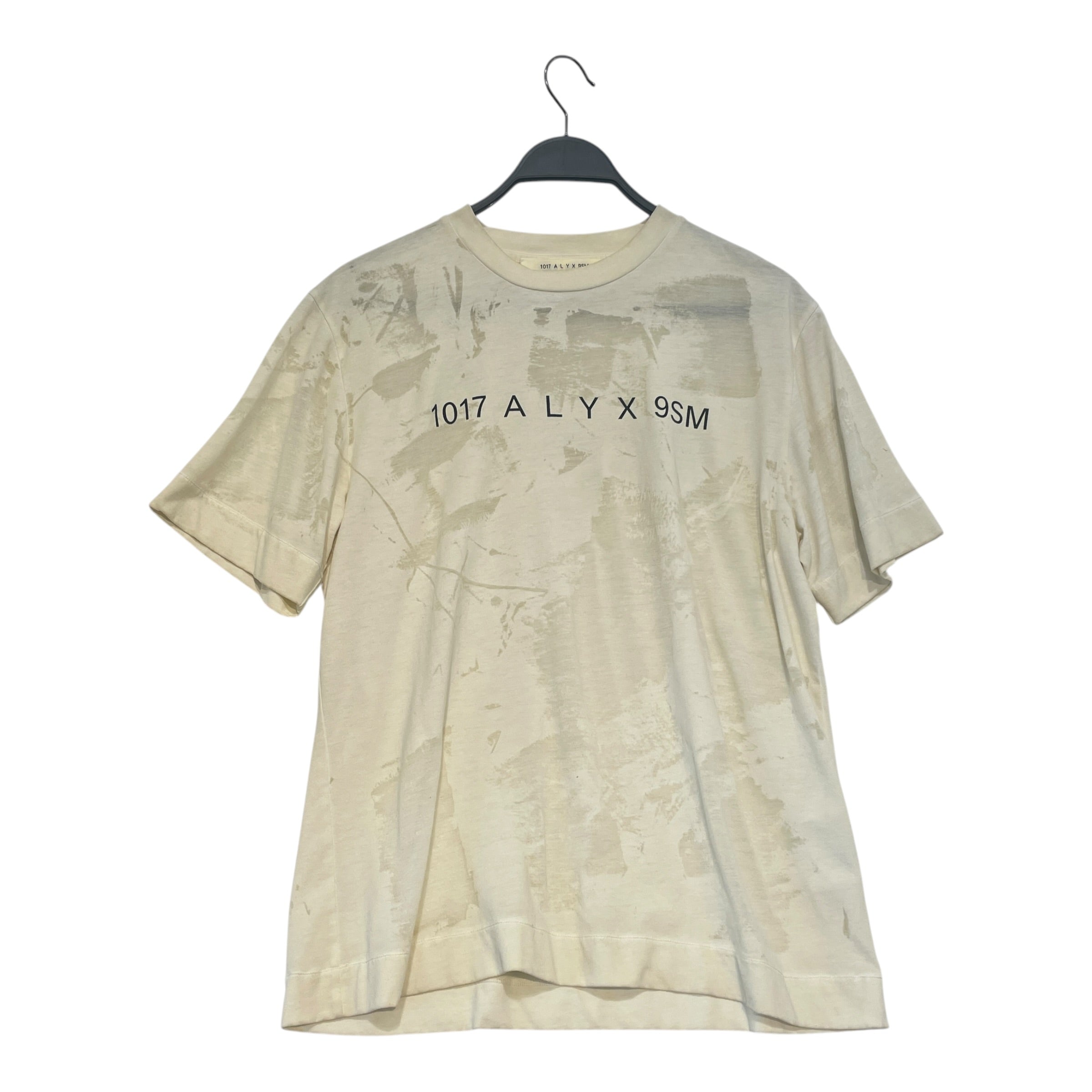 1017 ALYX 9SM(ALYX)/T-Shirt/S/Cotton/CRM/All Over Print/Logo-Print Detail T-shirt view 1