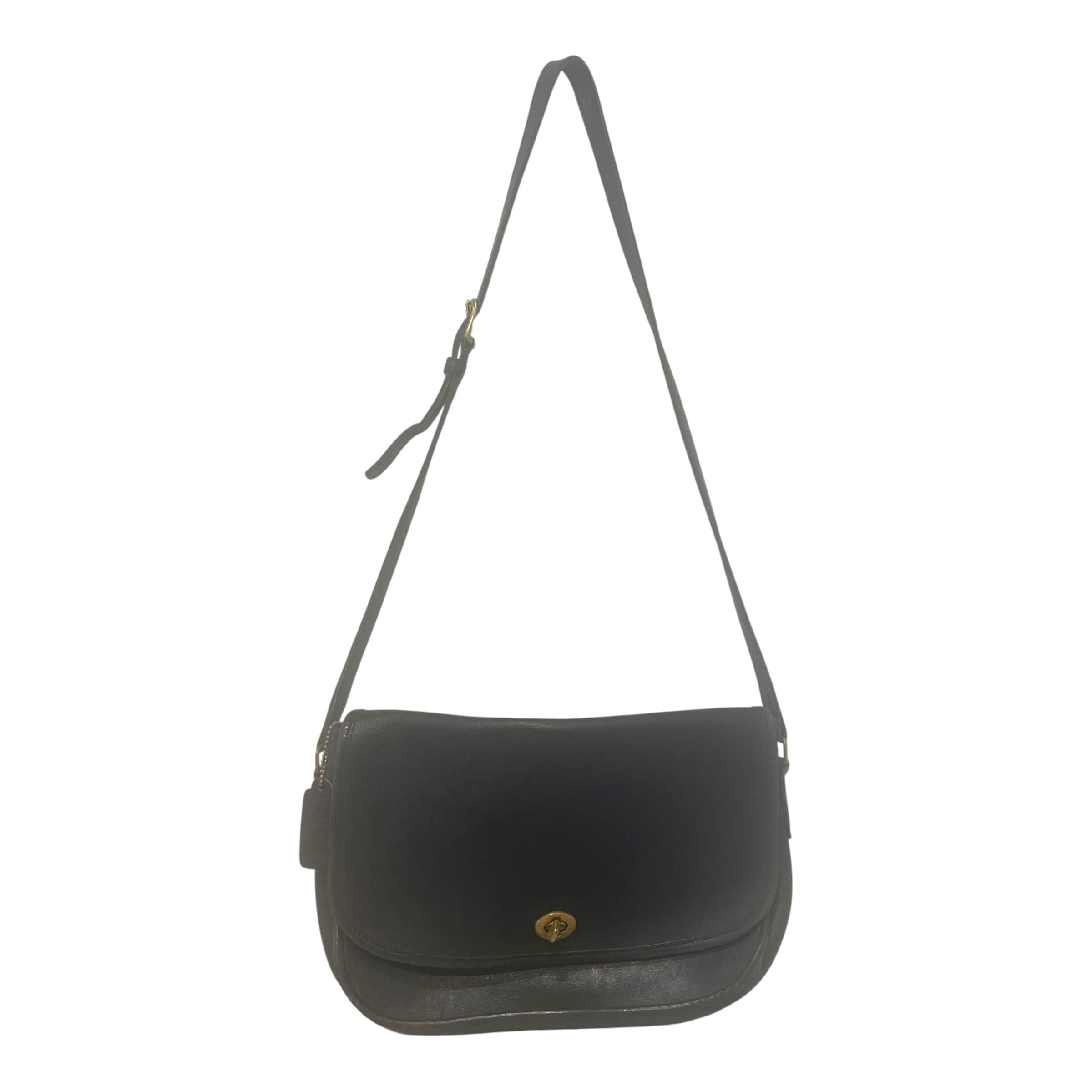 COACH/Cross Body Bag/Leather/BLK/Vintage City view 1