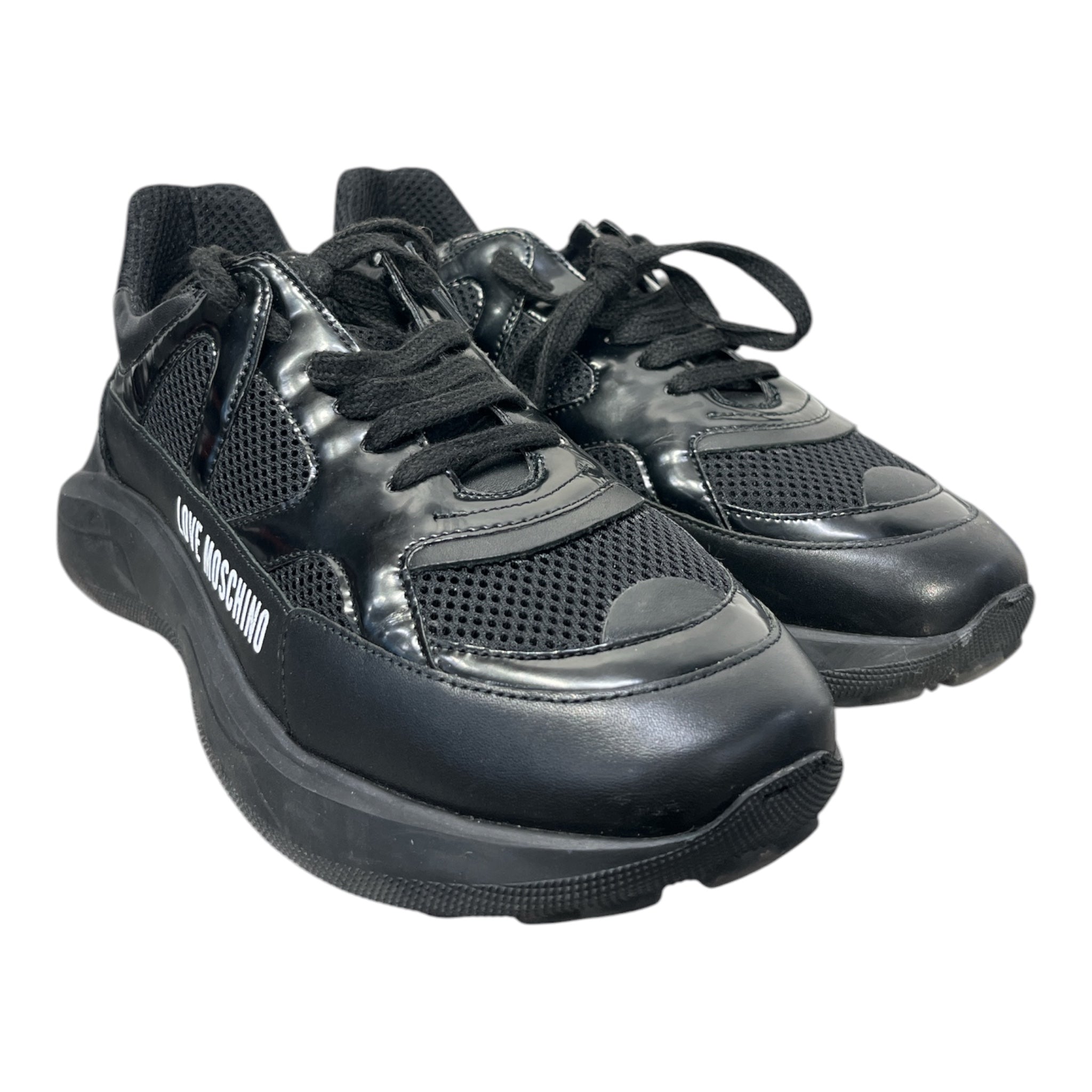 LOVE MOSCHINO/Low-Sneakers/US 8/BLK/ view 1