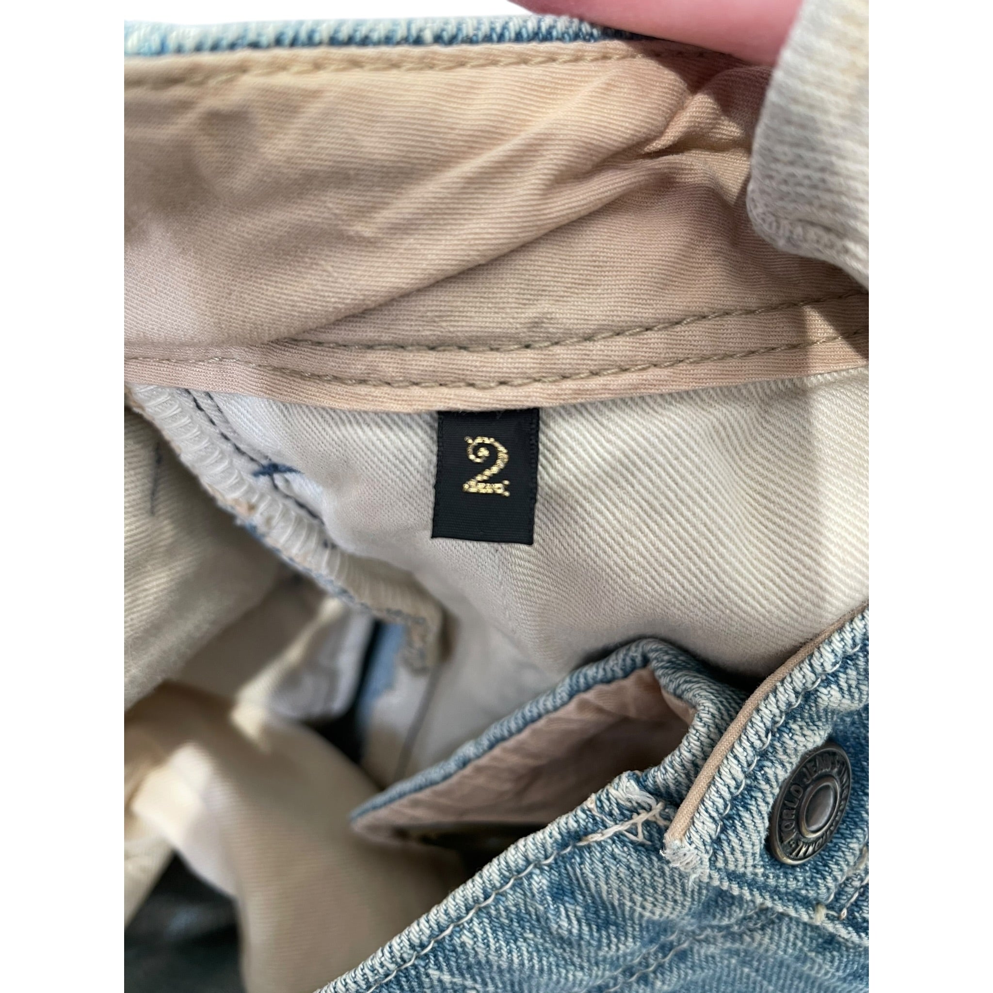 KAPITAL/Pants/2/Denim/BLU/burlap waist view 5