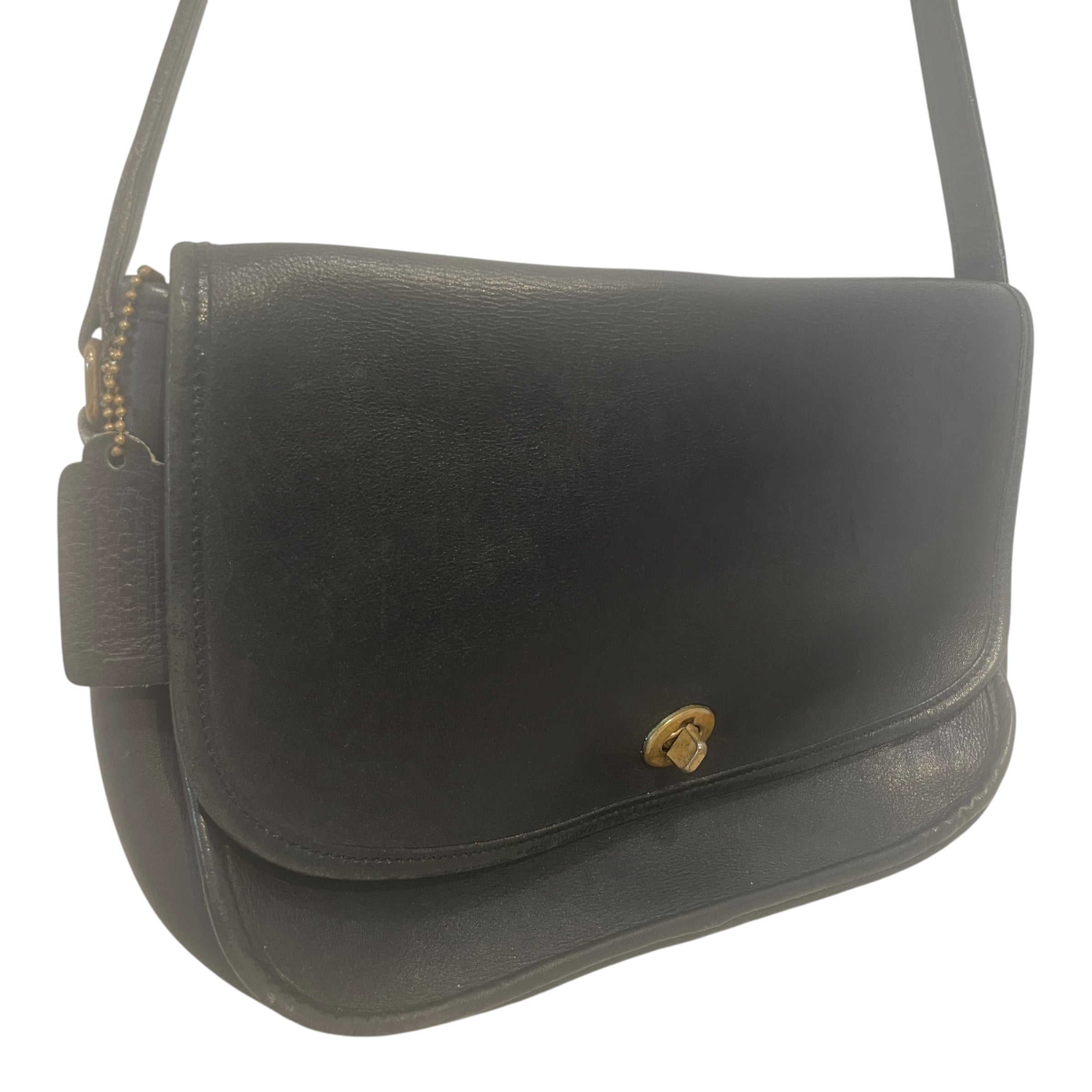 COACH/Cross Body Bag/Leather/BLK/Vintage City view 2