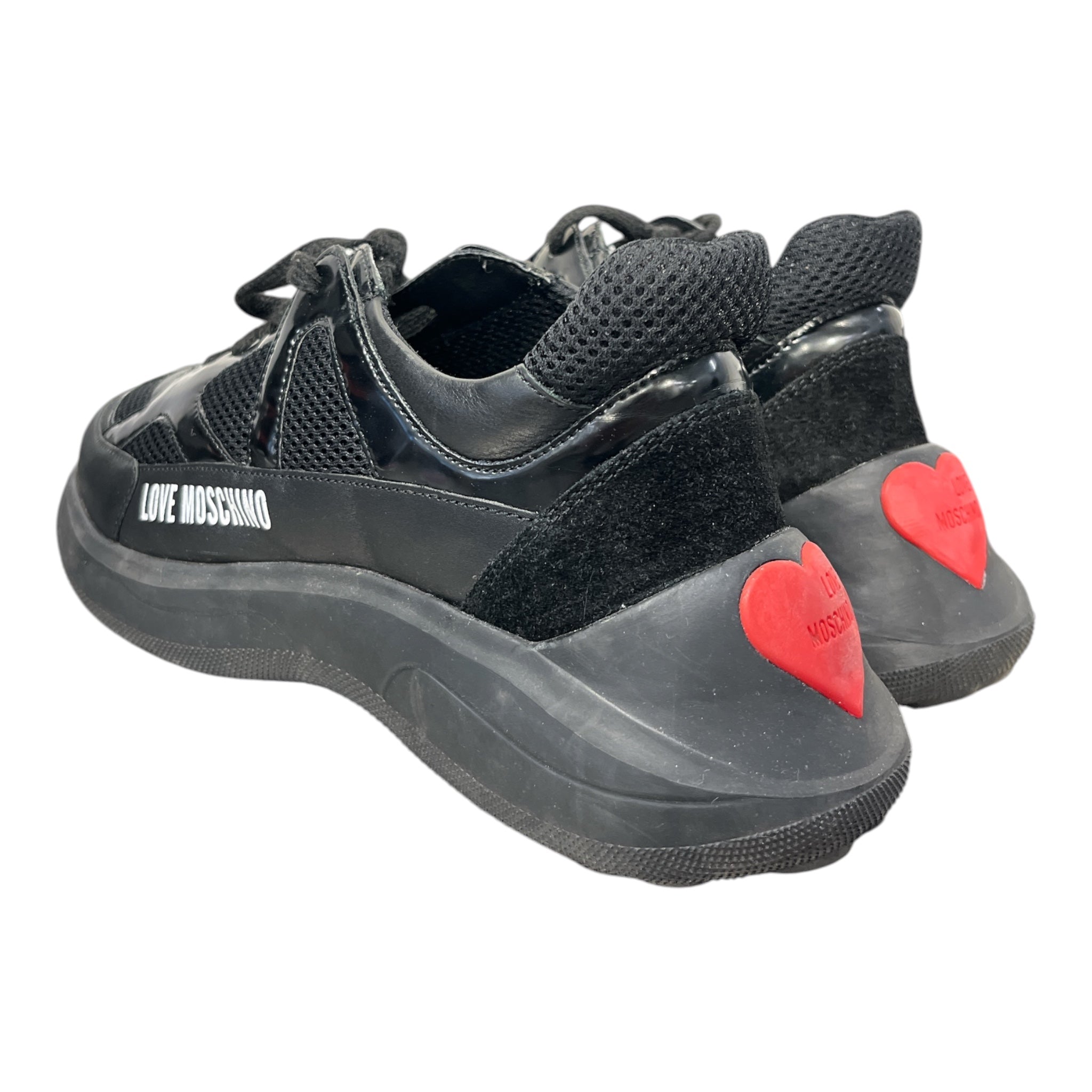 LOVE MOSCHINO/Low-Sneakers/US 8/BLK/ view 2
