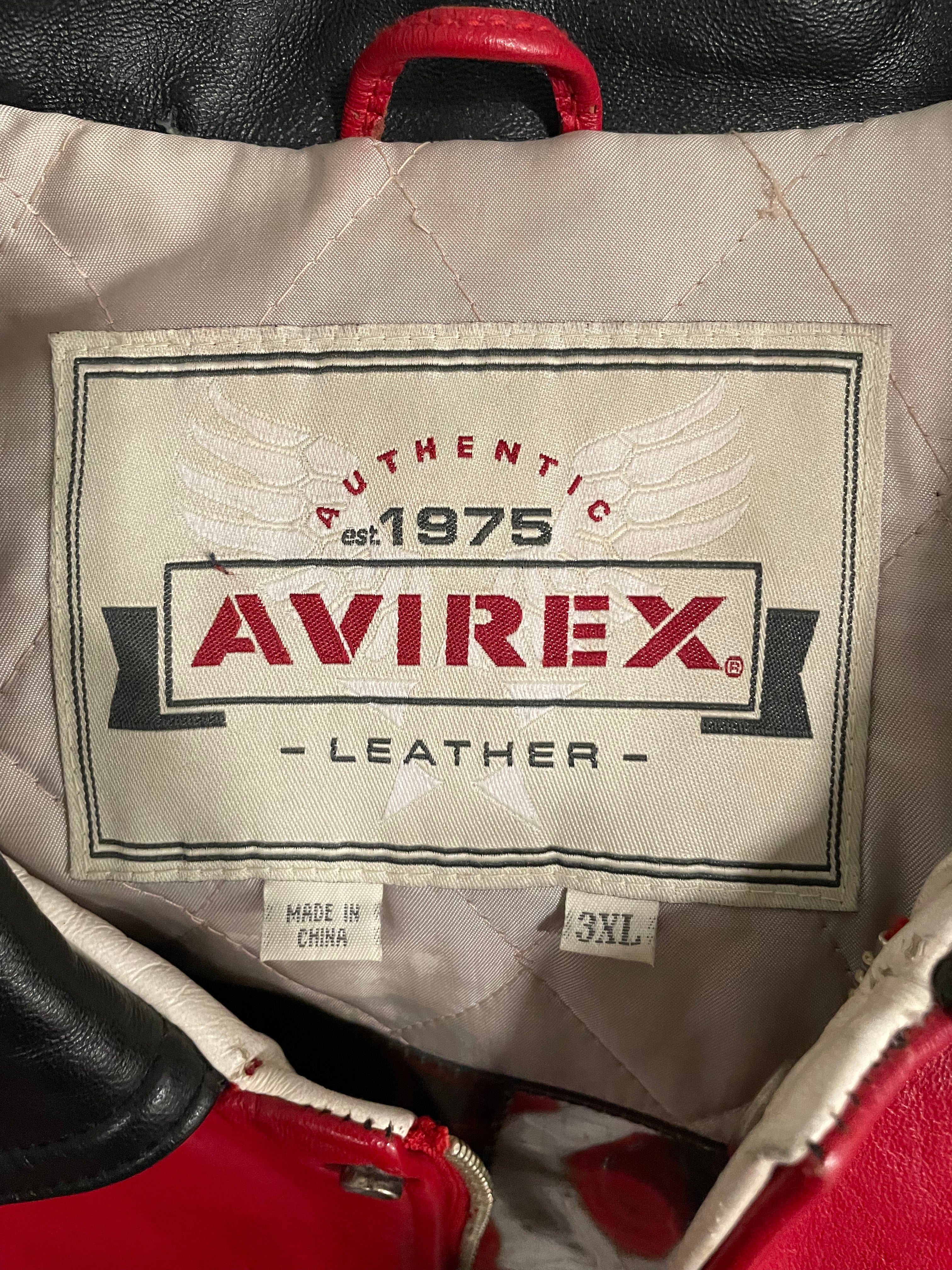 AVIREX/Leather Jkt/XXXL/Leather/RED/ALL AMERICAN SYSTEM view 3