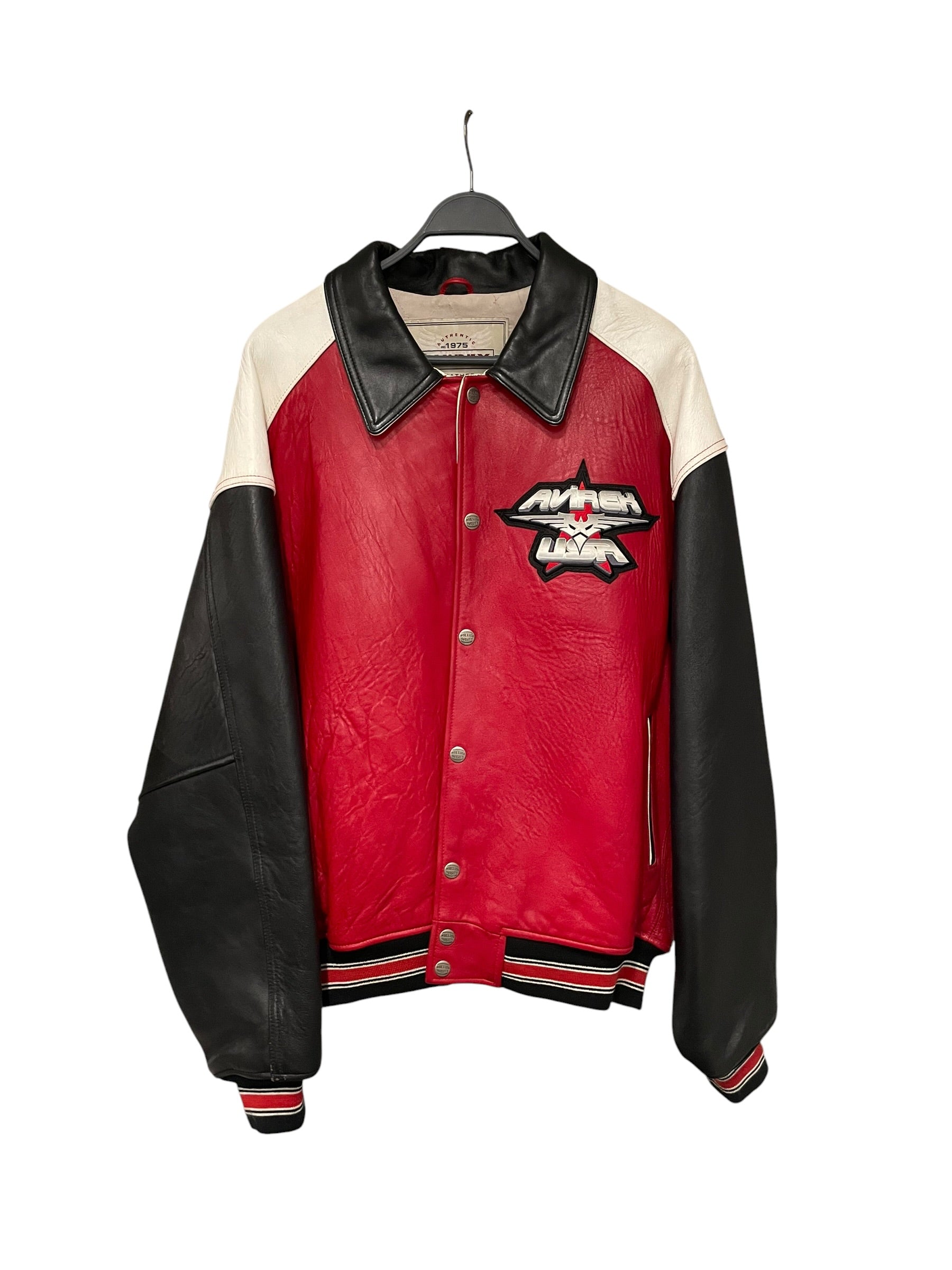 AVIREX/Leather Jkt/XXXL/Leather/RED/ALL AMERICAN SYSTEM view 1