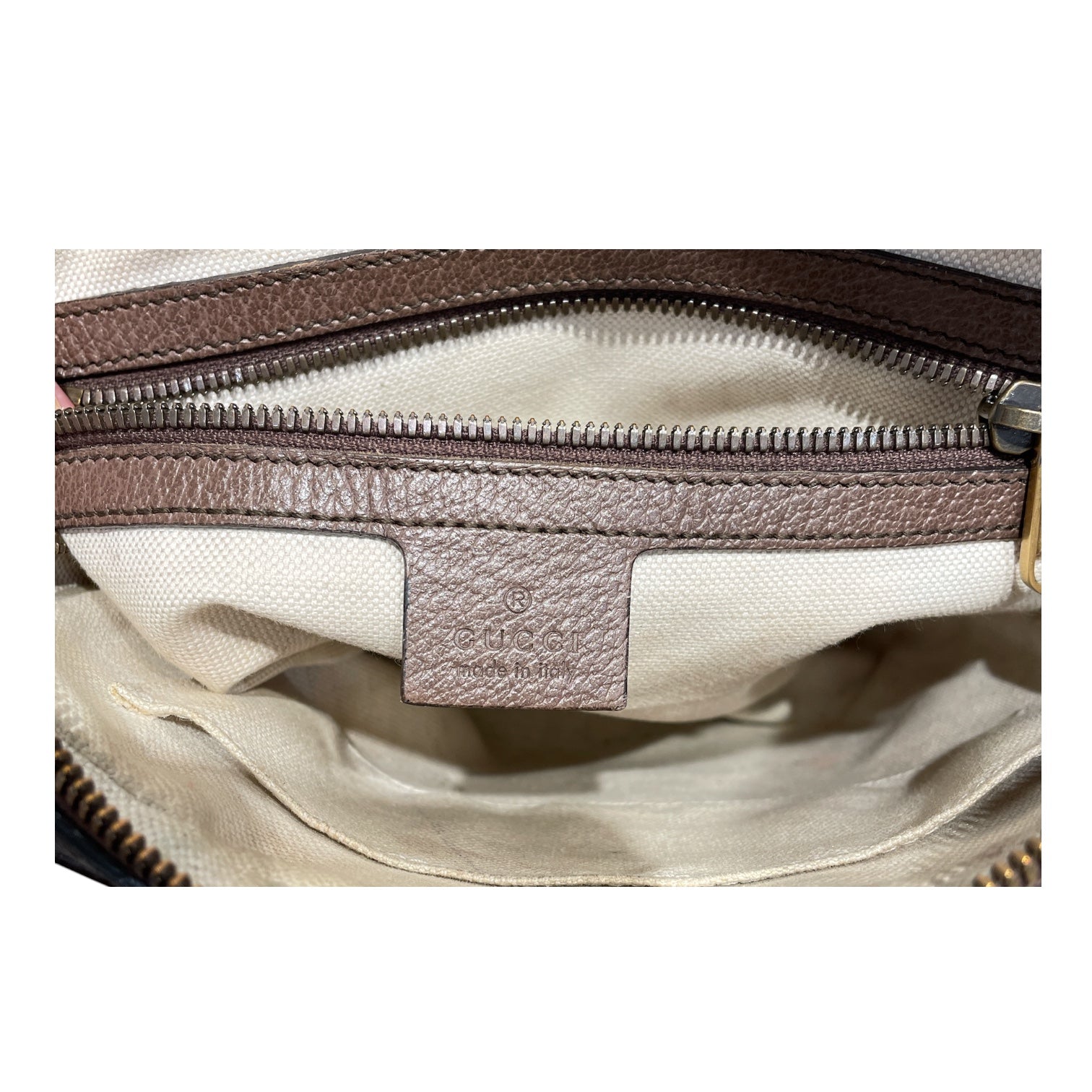 GUCCI/Cross Body Bag/Monogram/Leather/BEG/OPHIDIA MEDIUM view 6