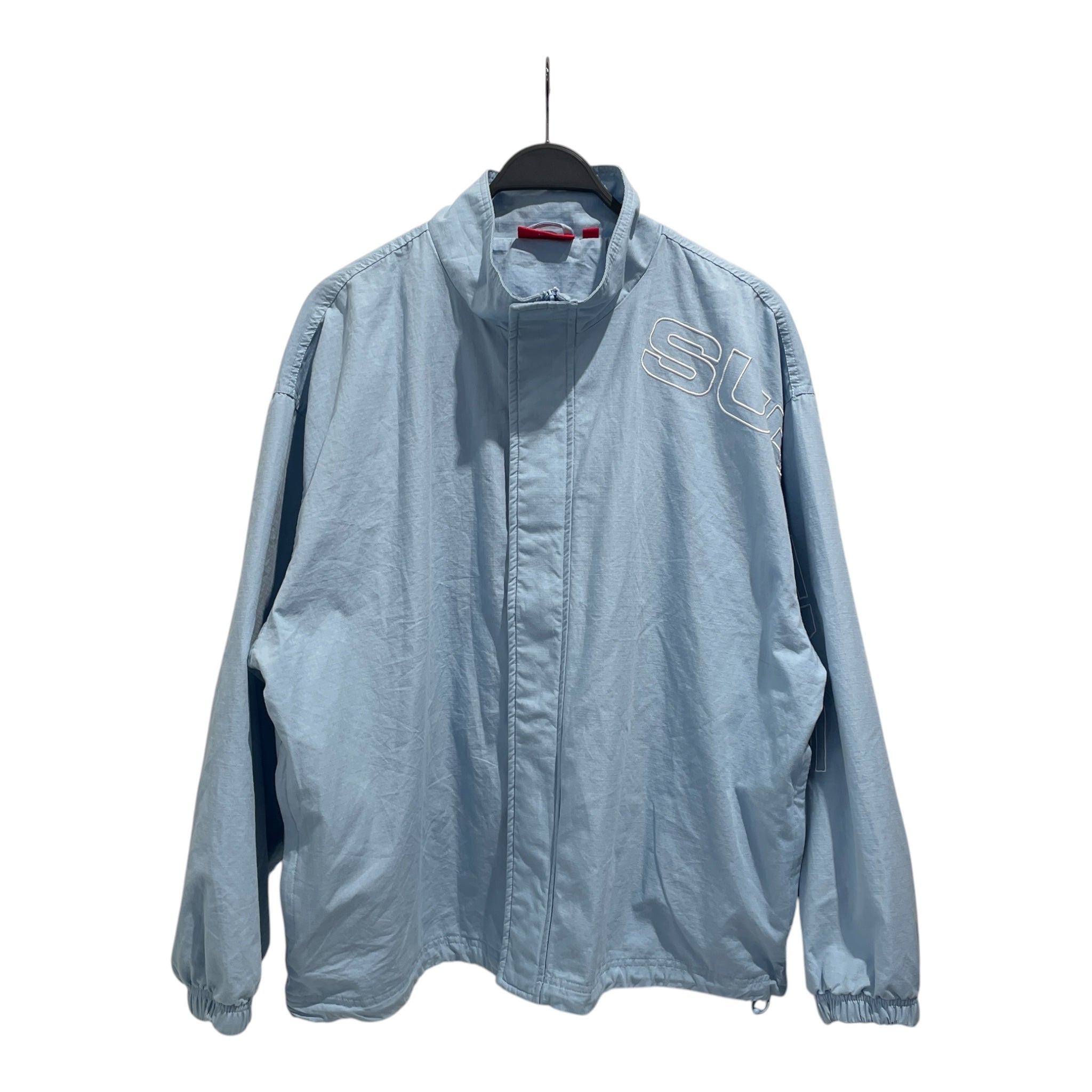 Supreme/Windbreaker/L/Polyester/BLU/RIPSTOP TRACK JACKET view 1