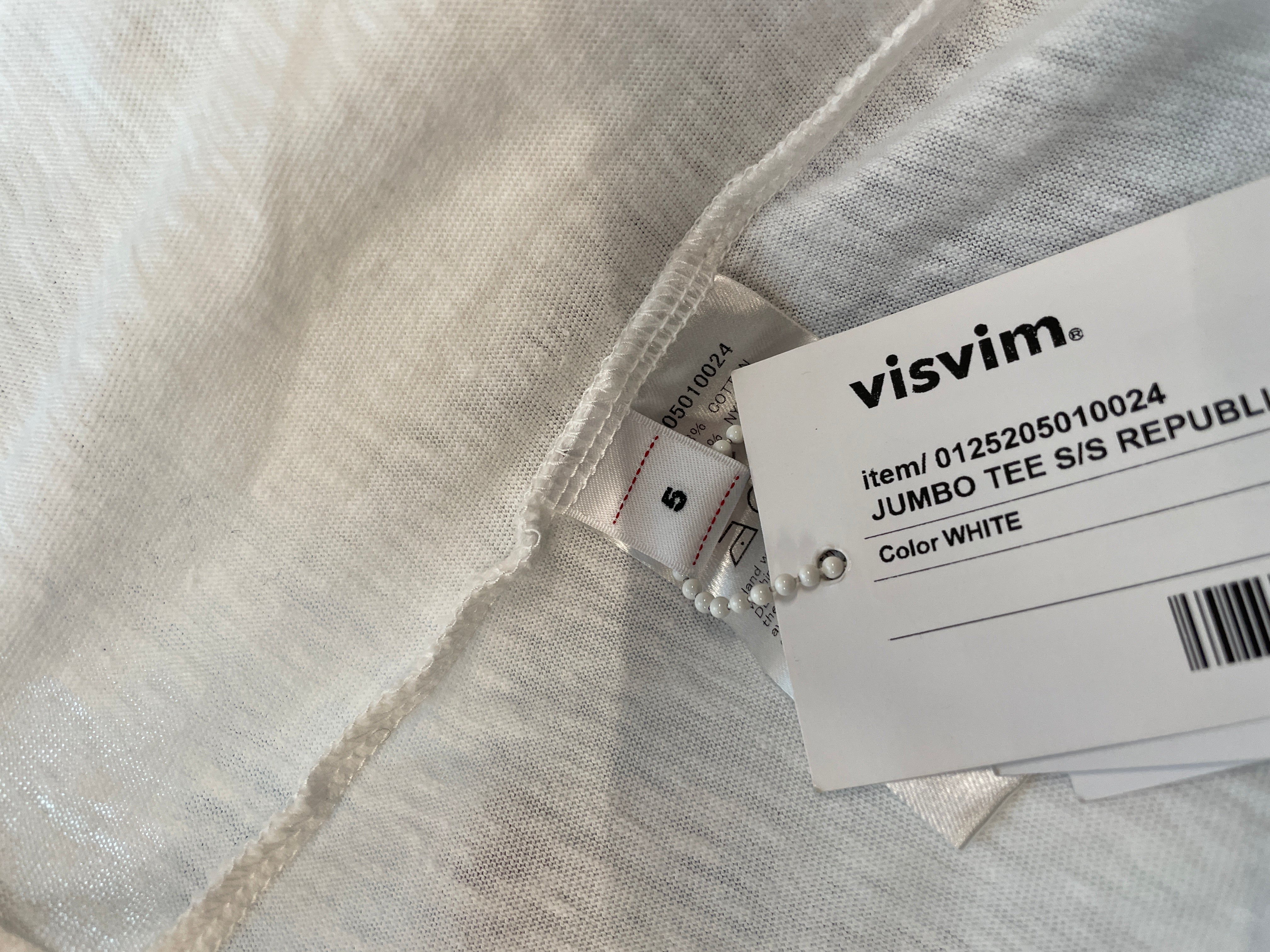 visvim/T-Shirt/5/Cotton/WHT/Graphic/VISVIM REPUBLIC CALI BEAR STAR view 6