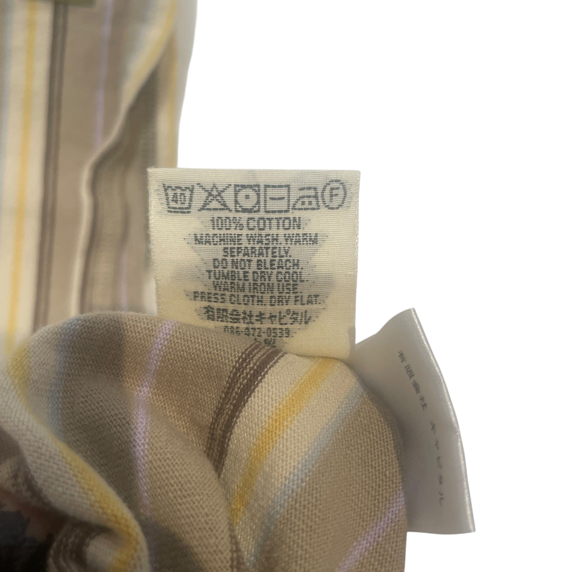 KAPITAL/T-Shirt/3/Cotton/CRM/Stripe/Multi-Stripe Oversized Tee view 4