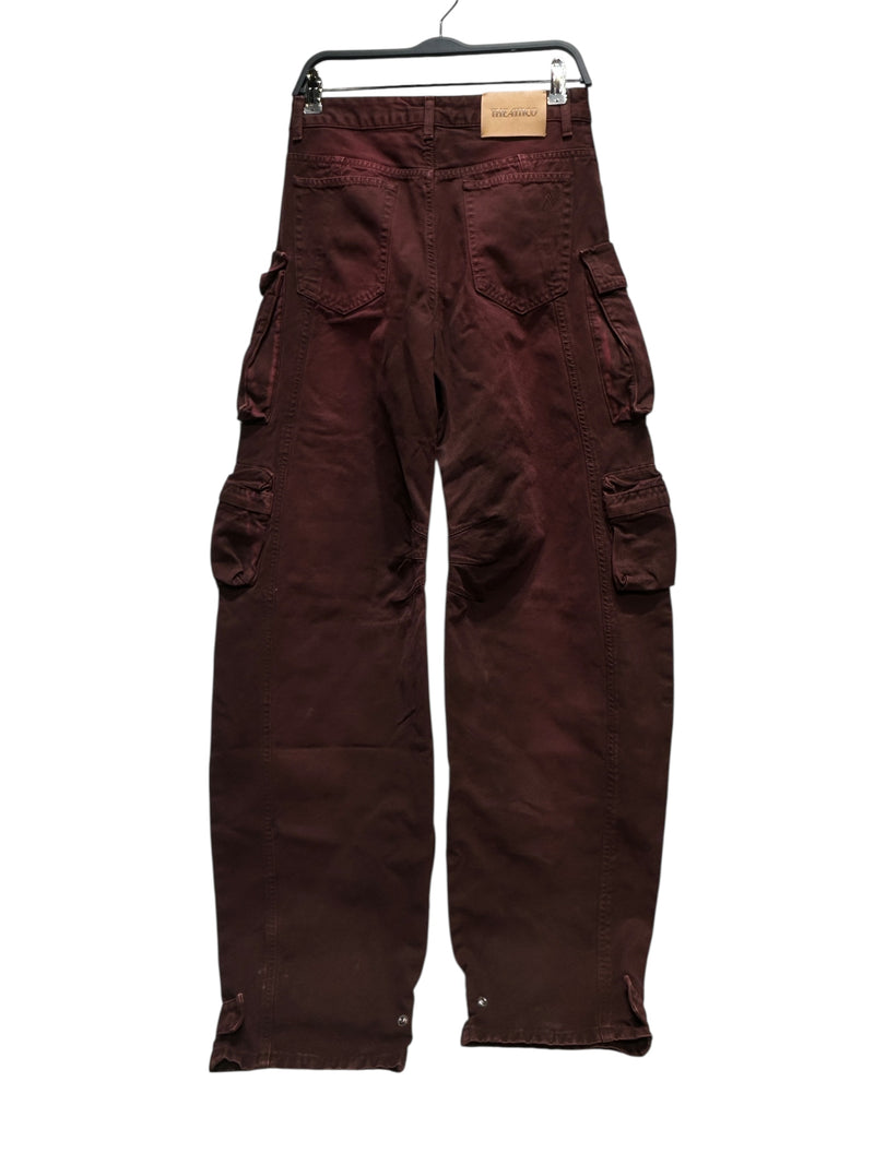 THE ATTICO/Wide Leg Pants/25/Cotton/BRD/multi cargo pocket