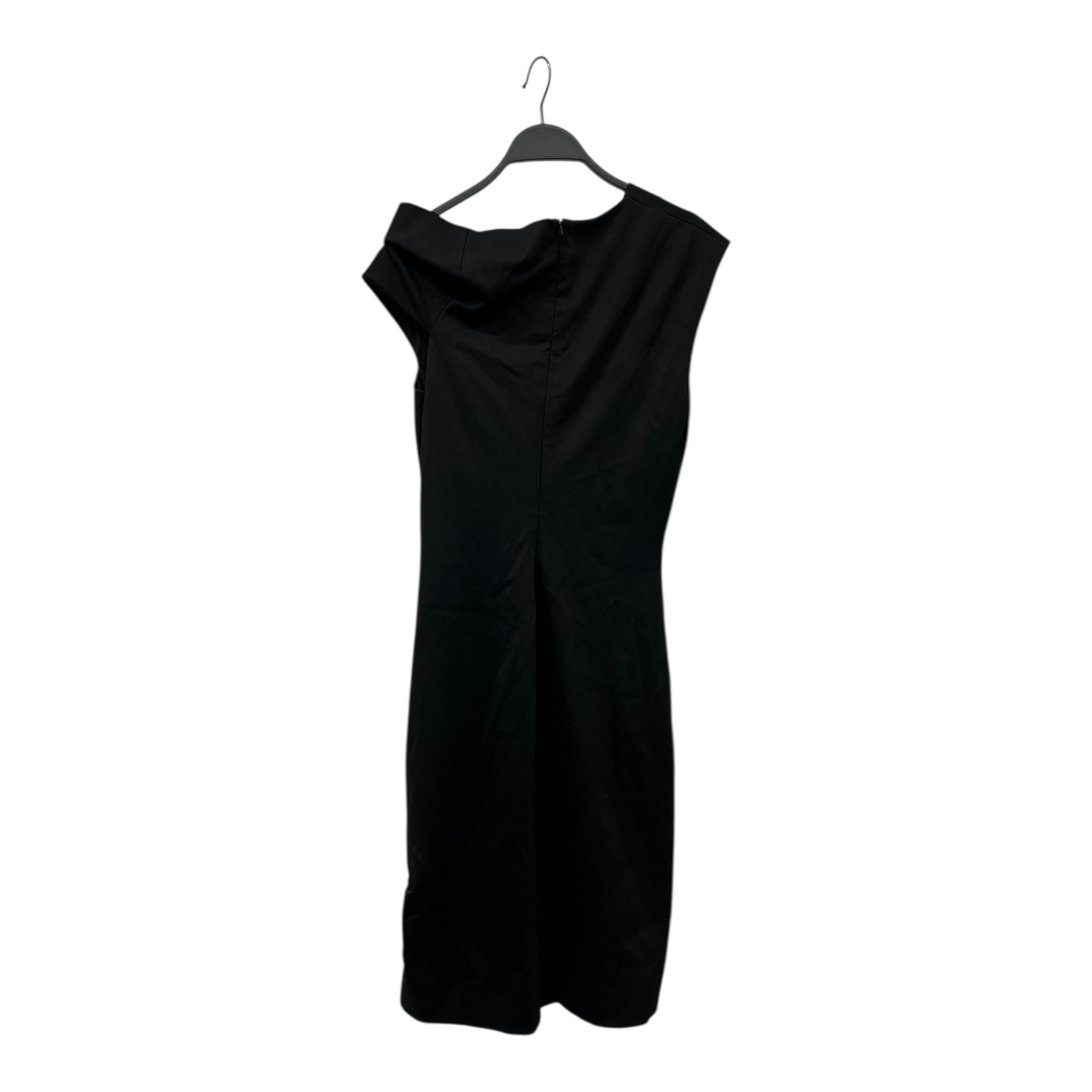 Helmut Lang/SS Dress/4/Rayon/BLK/FRONT DRAPE ASYMMETRICAL NECK view 2