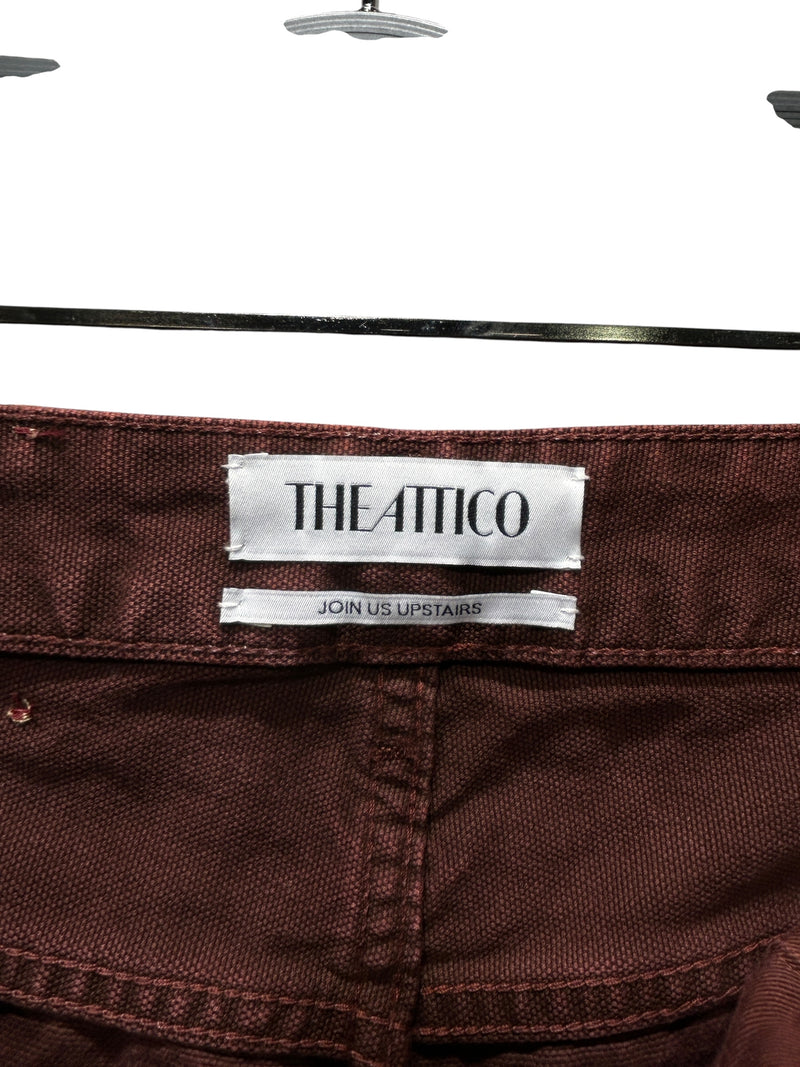 THE ATTICO/Wide Leg Pants/25/Cotton/BRD/multi cargo pocket