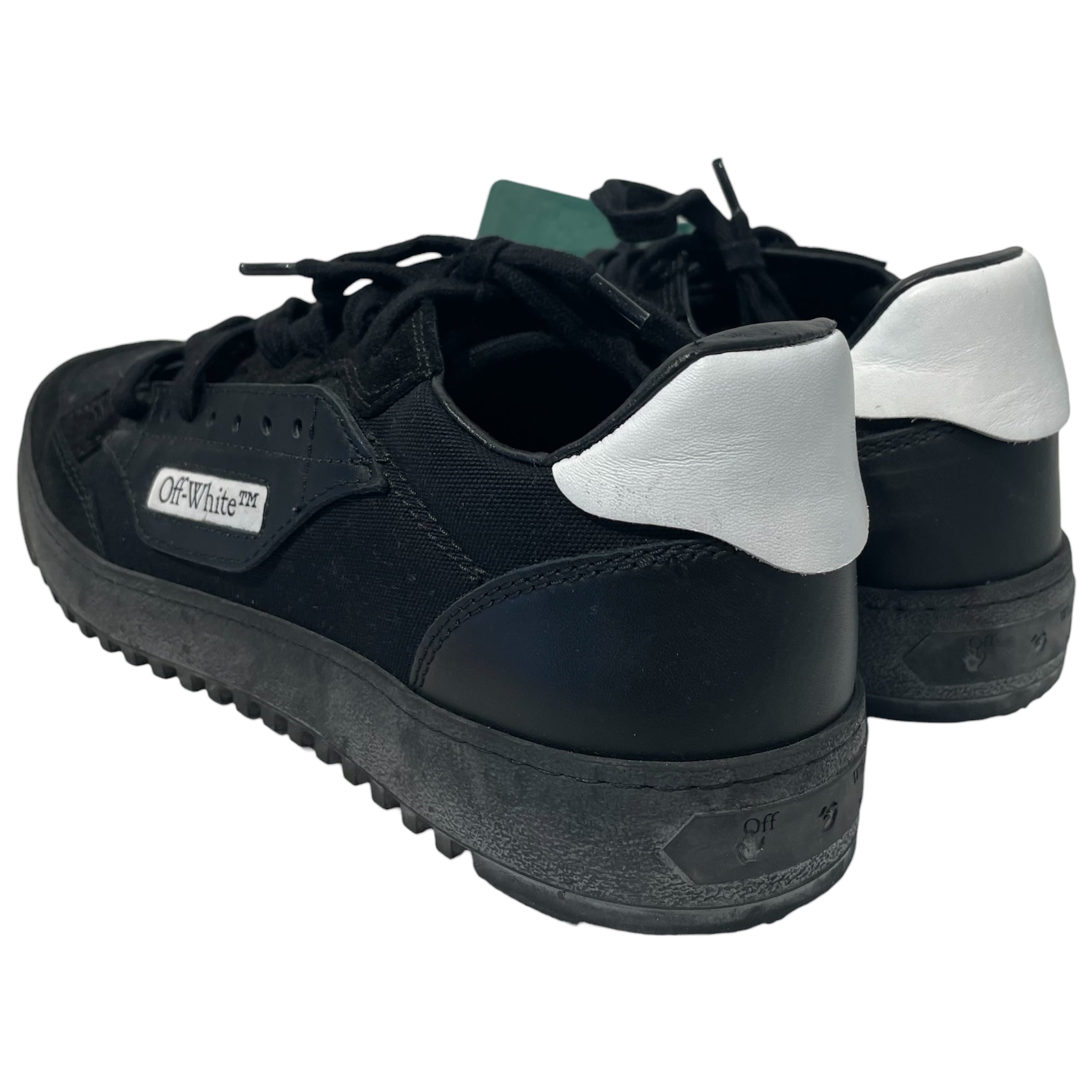 OFF-WHITE/Low-Sneakers/EU 43/Cotton/BLK/ view 2