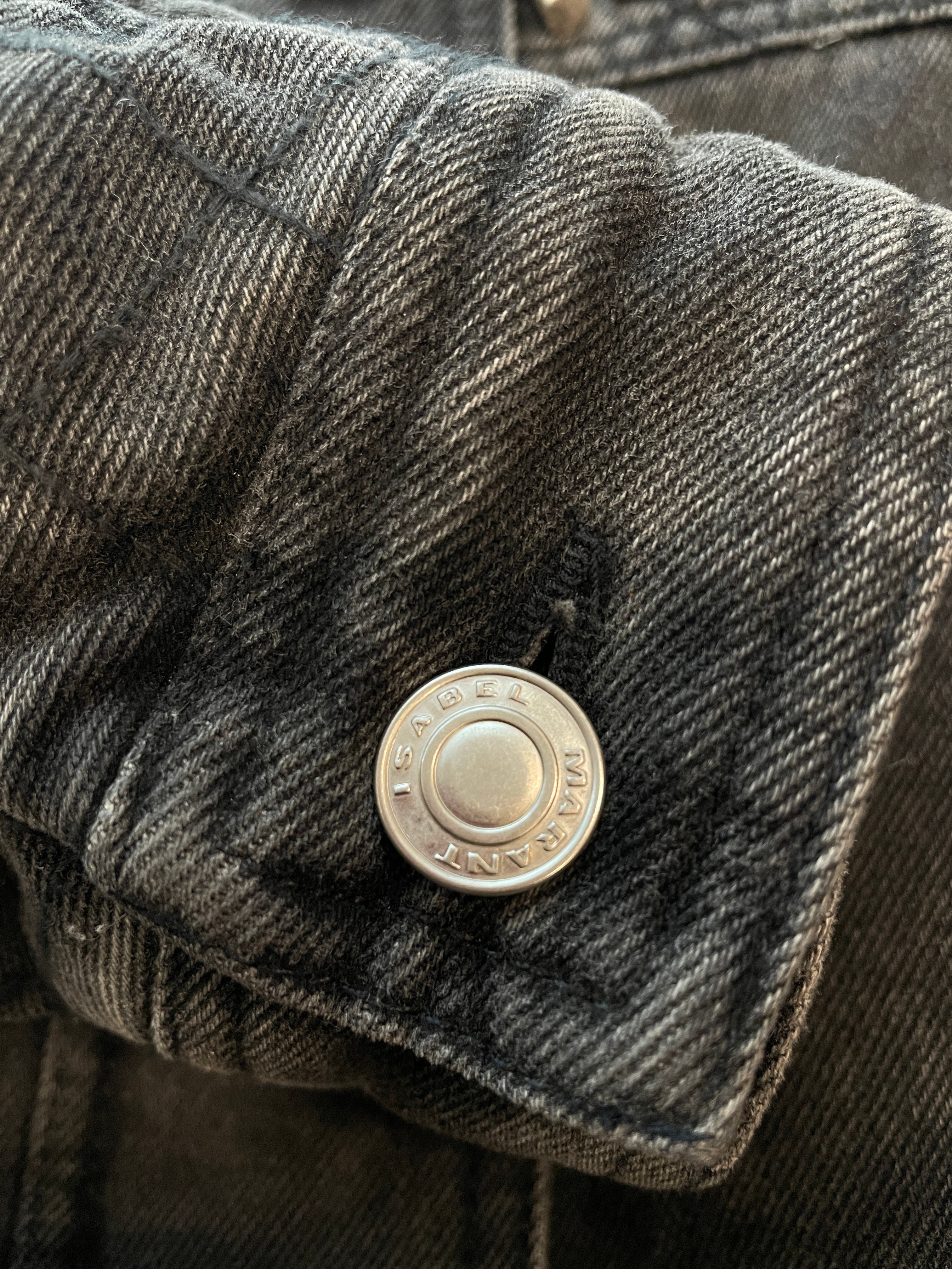 ISABEL MARANT/Denim Jkt/36/Cotton/GRY/quilted view 6