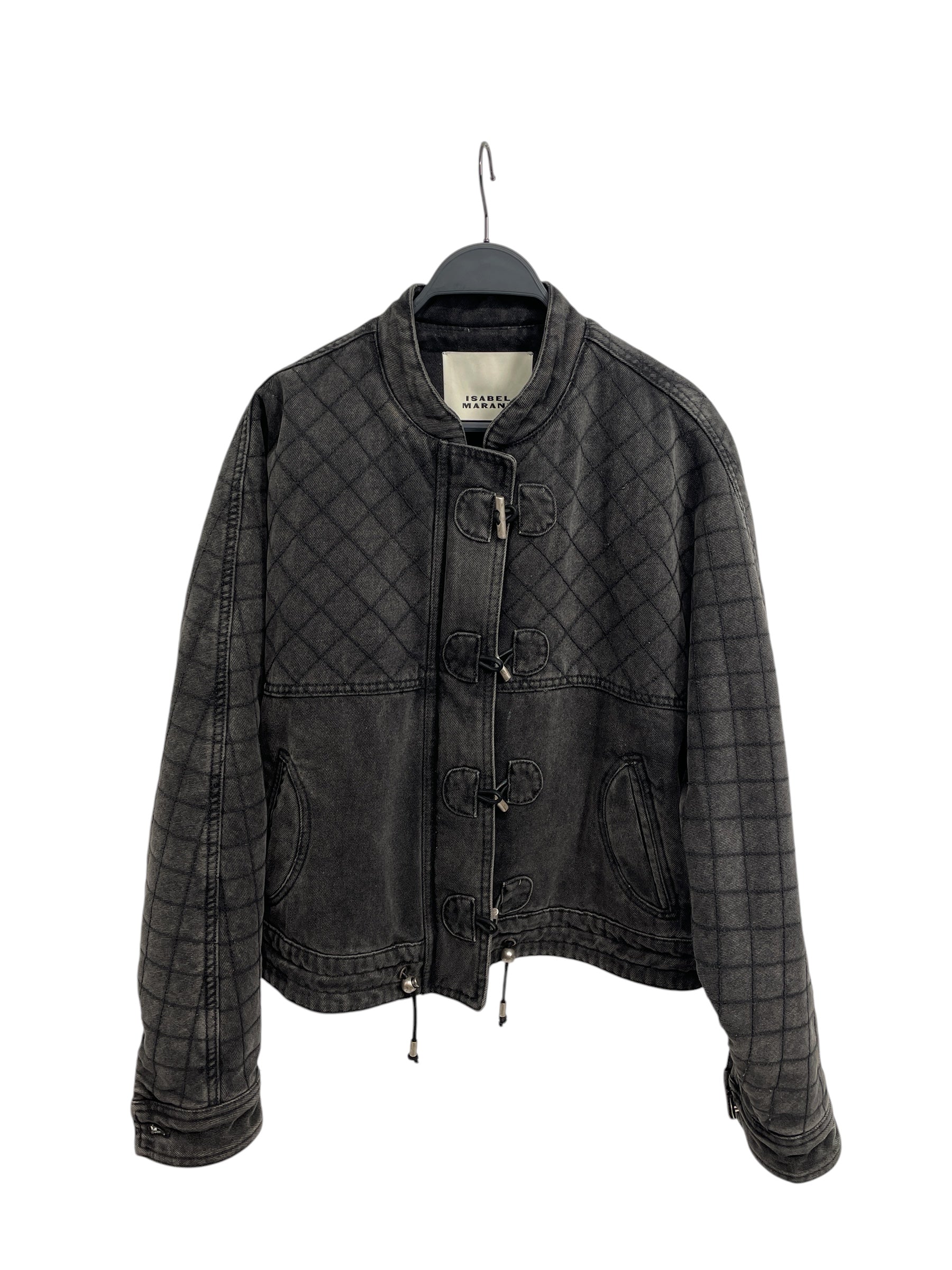ISABEL MARANT/Denim Jkt/36/Cotton/GRY/quilted view 1