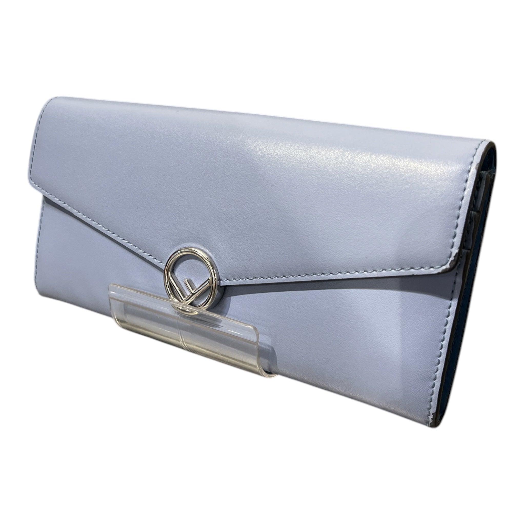 FENDI/Long Wallet/Monogram/BLU/CONTINENTAL SOFT BLUE WALLET view 1