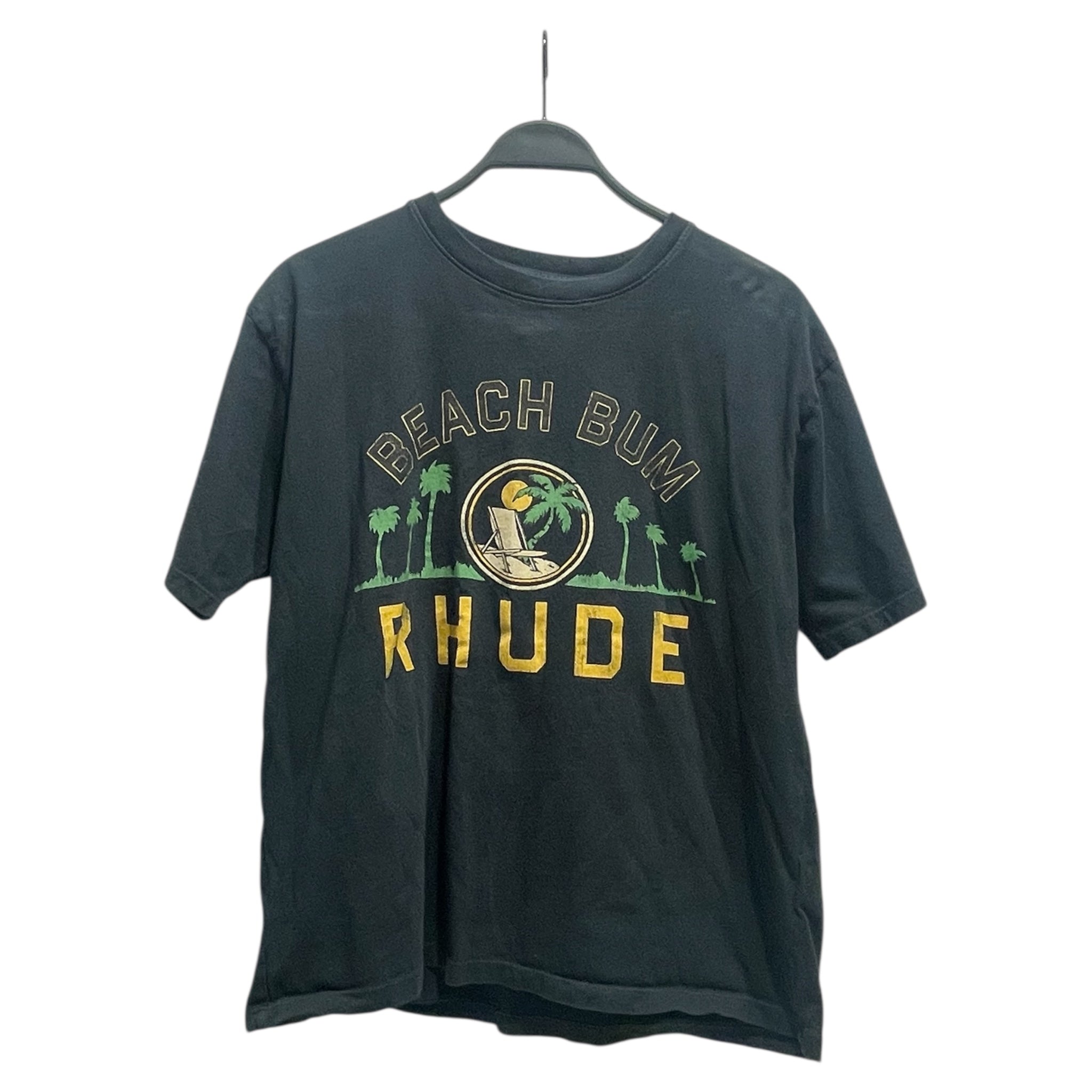 RHUDE/T-Shirt/S/Cotton/NVY/Graphic/ view 1