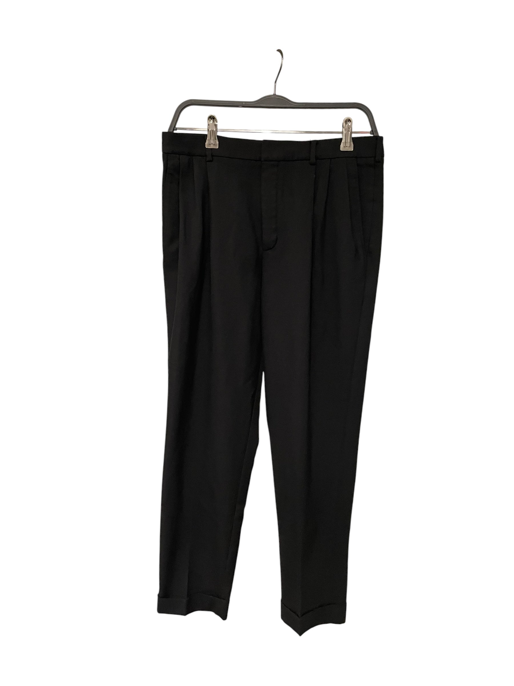 SAINT LAURENT/Straight Pants/38/Cotton/BLK/pw40 538387 view 1