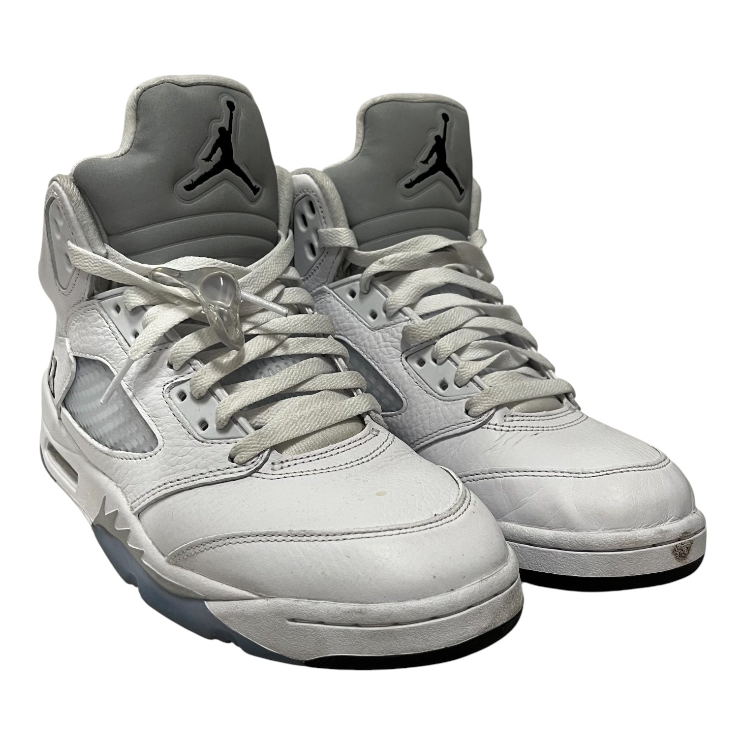JORDAN BRAND/Hi-Sneakers/US 8/Suede/WHT/5 2026 white metallic view 1