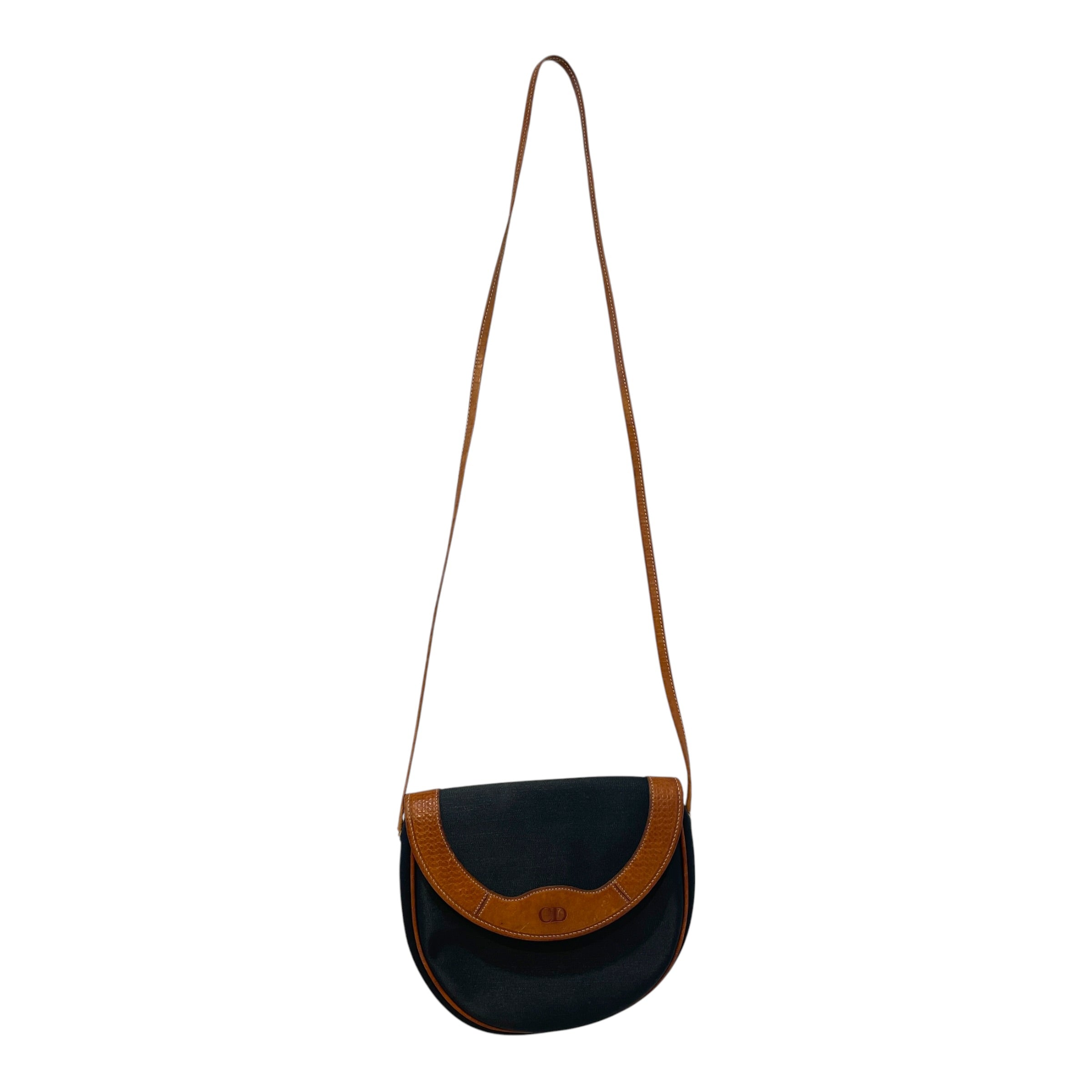 Christian Dior/Cross Body Bag/Monogram/Leather/BRW/Logo Cross Body Bag view 1