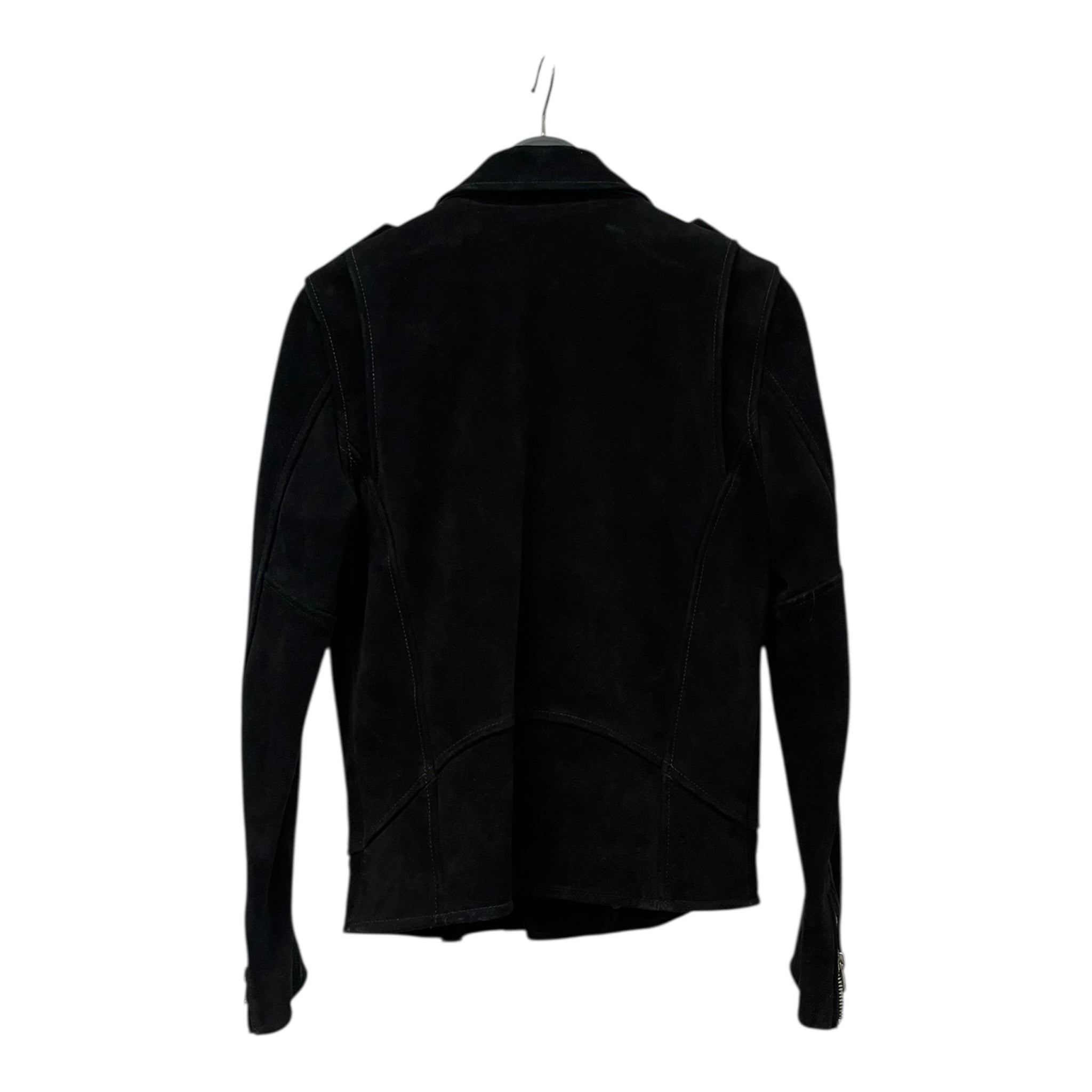 BLK DNM/Riders Jkt (S)/S/Suede/BLK/BIKER/RACER STYLE/ METAL ZIPS view 2