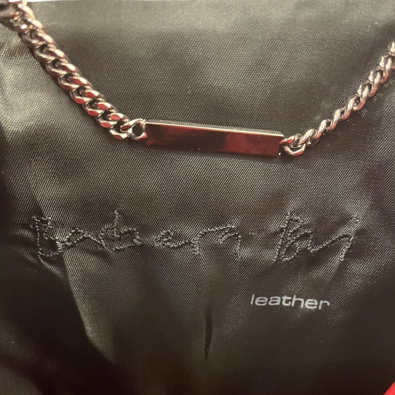 BARBARA BUI/Riders Jkt (W)/40/Leather/RED/MOTO ZIPPER ON SLEEVE view 3