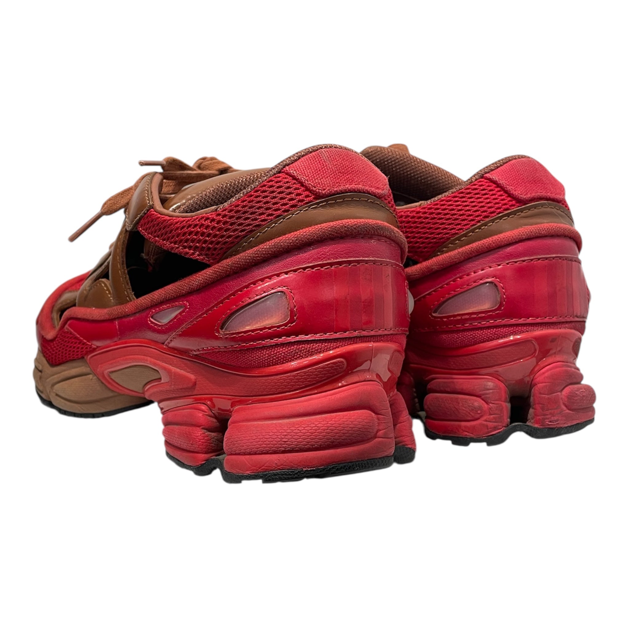 RAF SIMONS/Low-Sneakers/US 10/Cotton/RED/OZWEEGO HOLLOW view 2