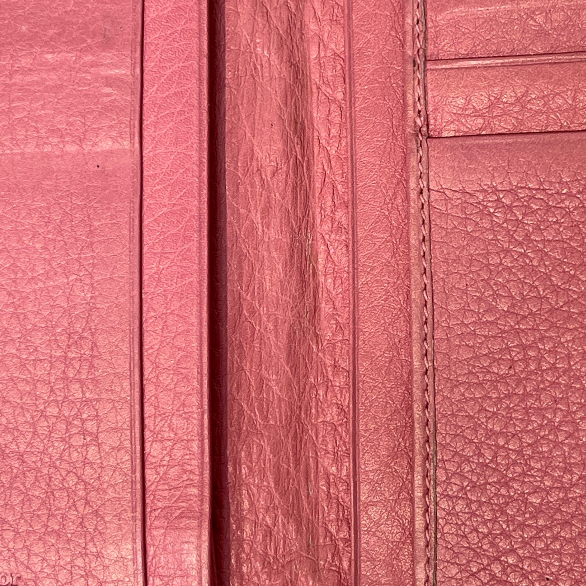Christian Dior/Wallet/Leather/PNK/FLORAL EMBROIDERY view 6
