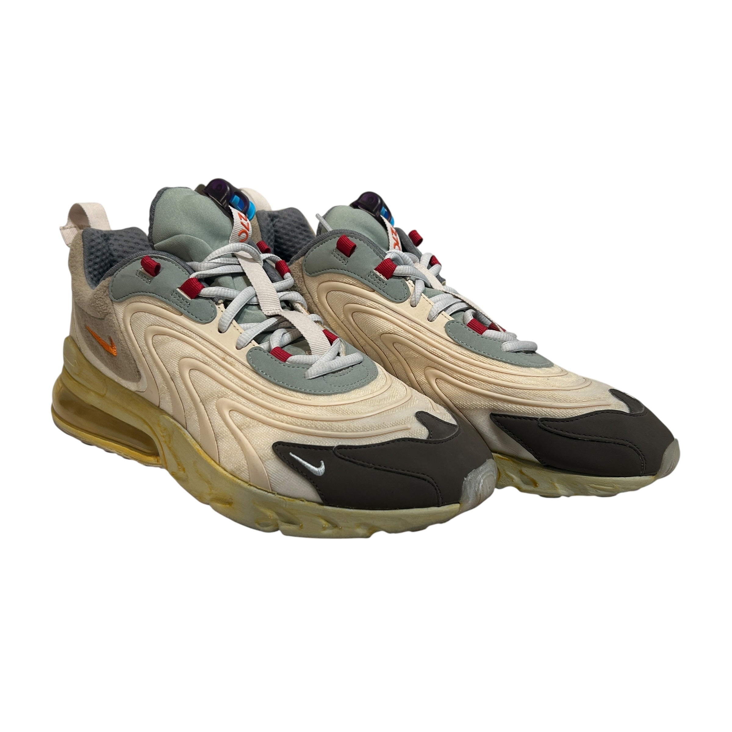 NIKE/TRAVIS SCOTT/Low-Sneakers/US 12/Polyester/CRM/CACTUS TRAIL 270 REACT view 1