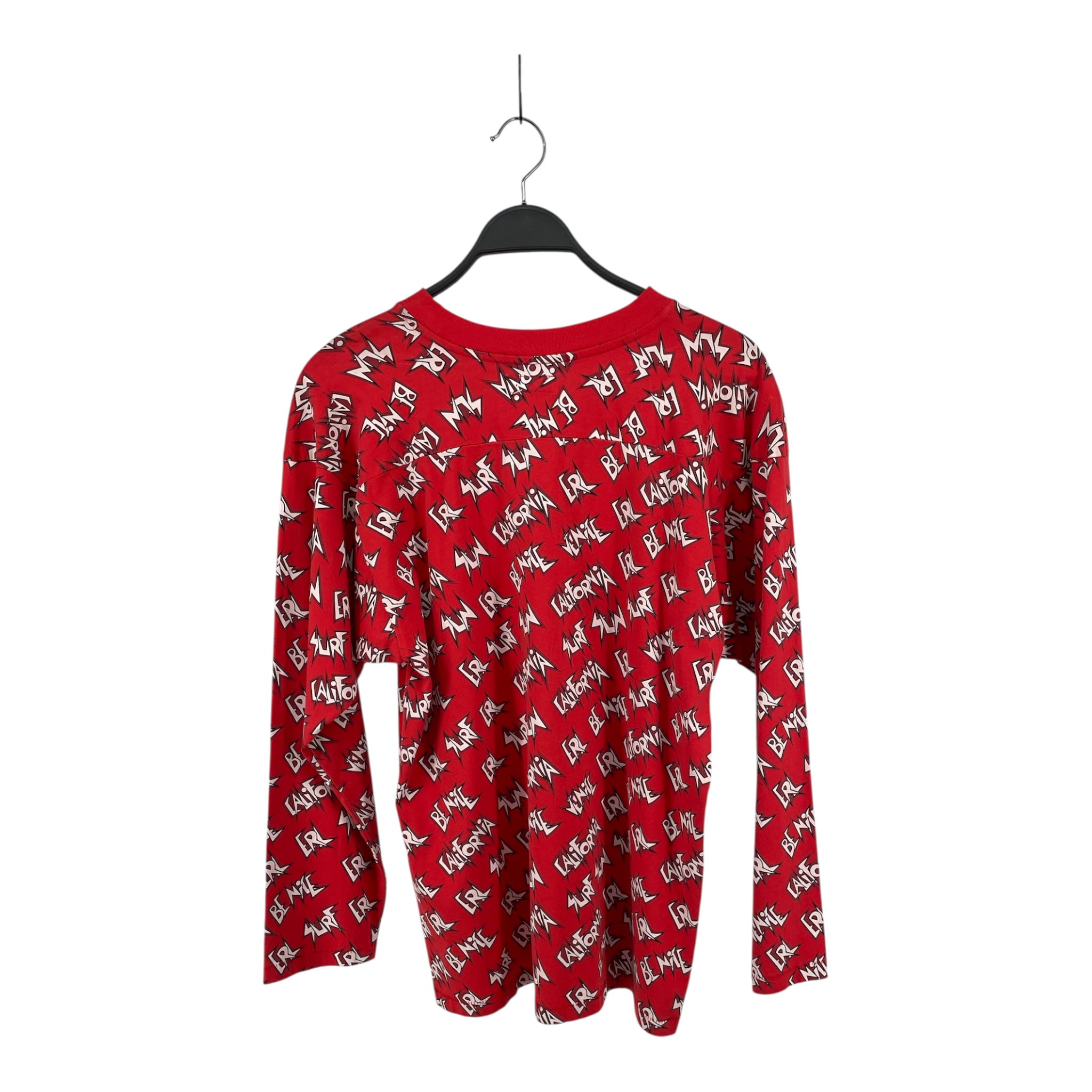 ERL/LS T-Shirt/Cotton/RED/All Over Print/ view 2
