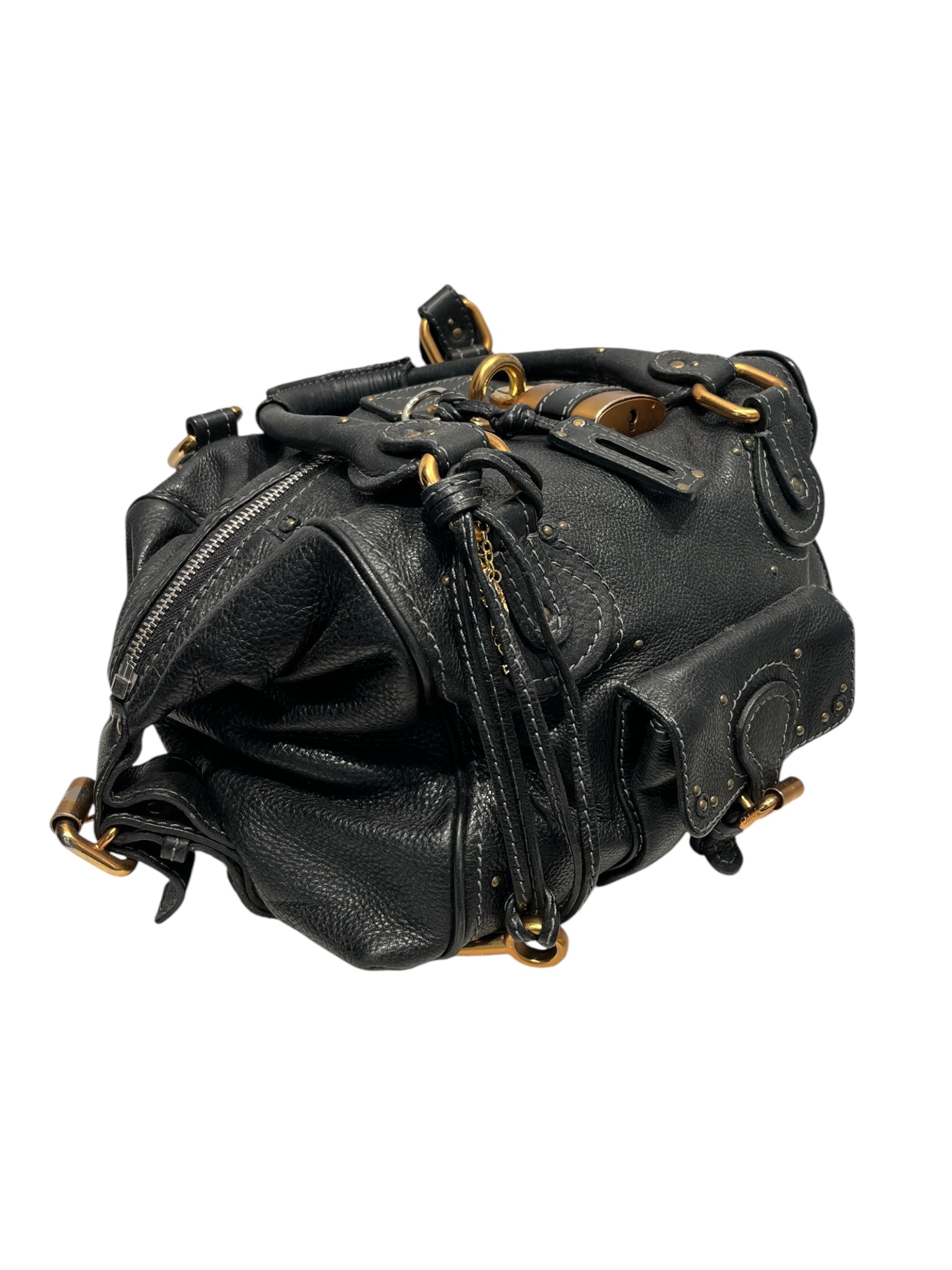 Chloe/Hand Bag/Leather/BLK/PADDINGTON BAG view 3