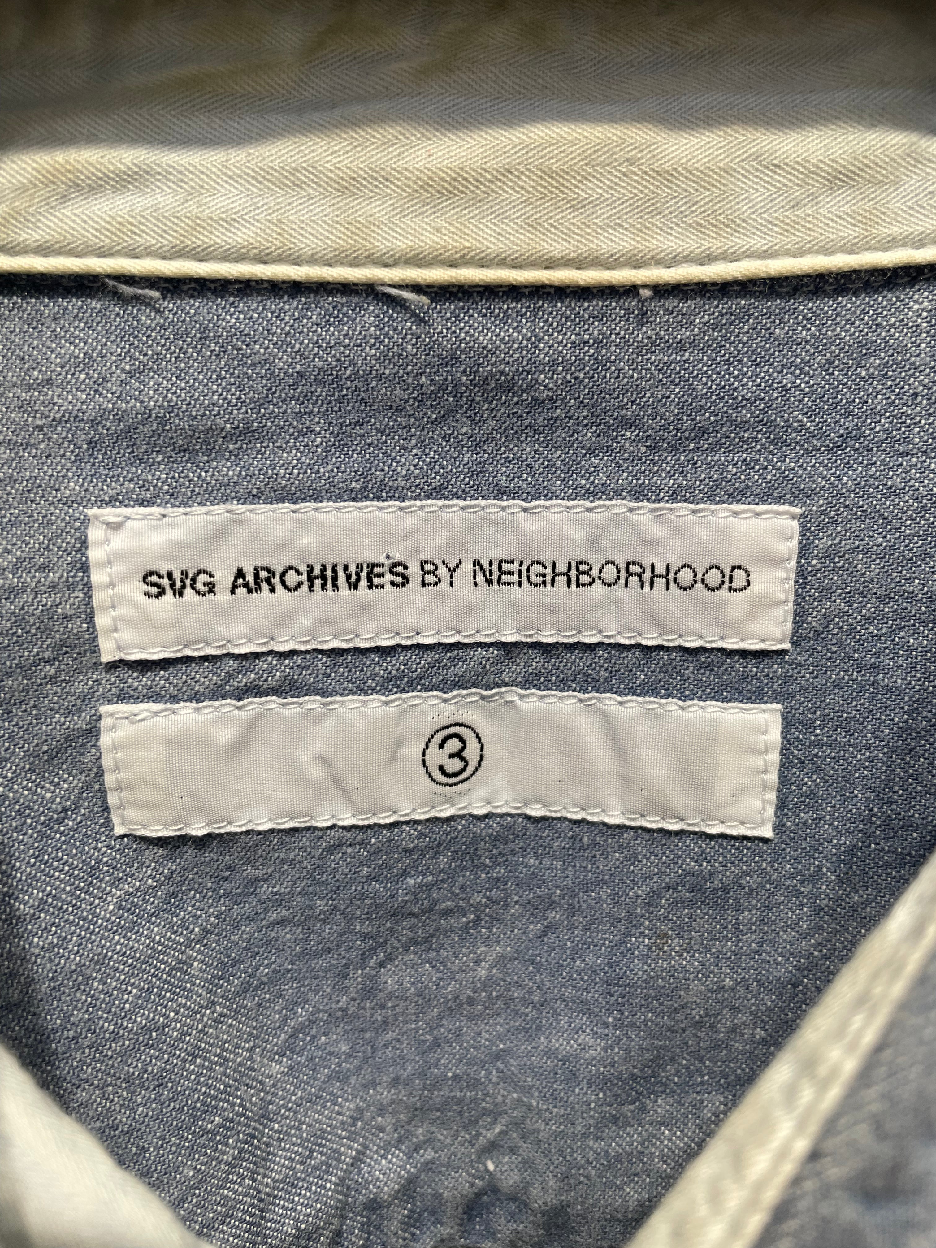 NEIGHBORHOOD/LS Shirt/3/Cotton/BLU/Graphic/svg archives by neighborhood view 3
