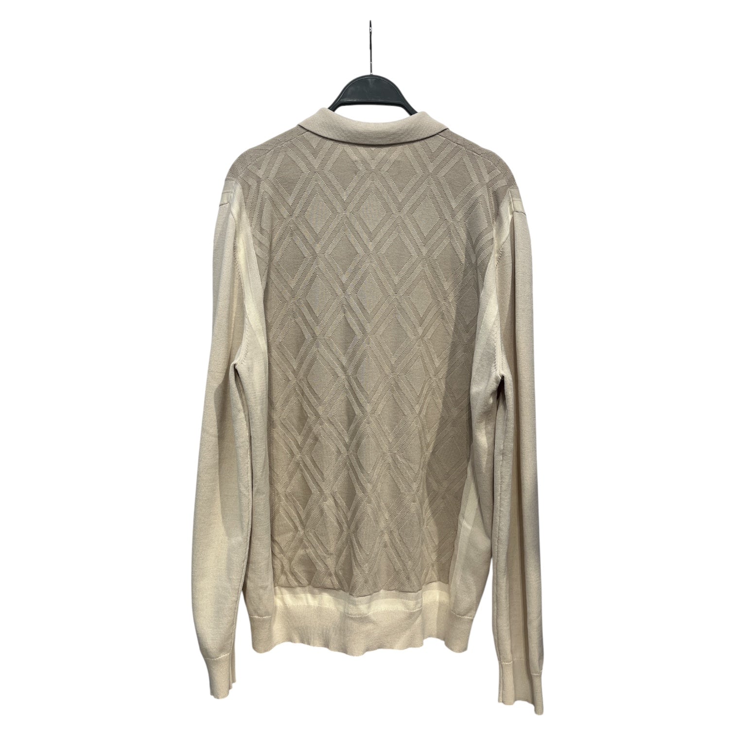 KITH/LS Shirt/M/BEG/DIAMOND PATTERN view 2