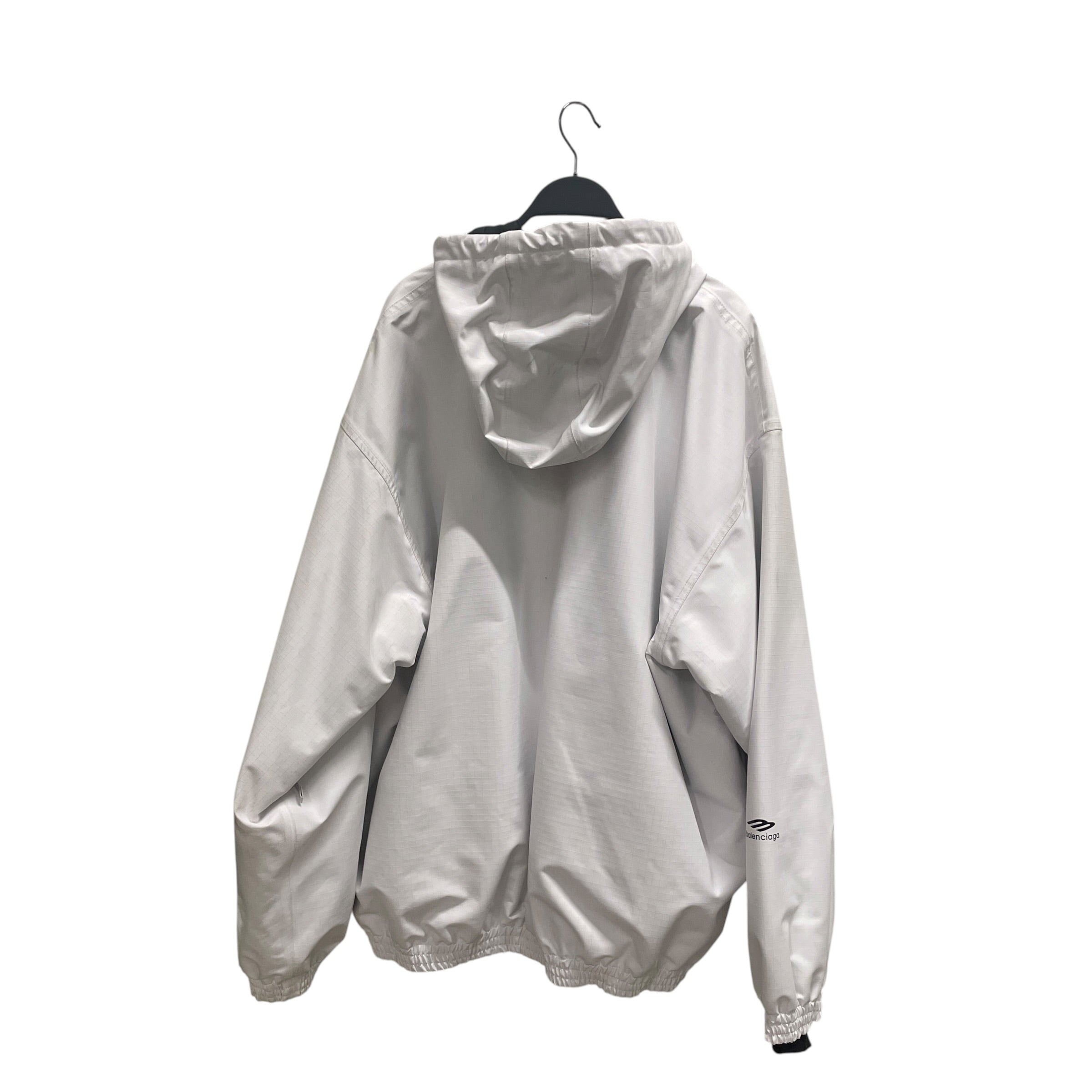 BALENCIAGA/Windbreaker/44/Nylon/GRY/SKI JACKET view 2
