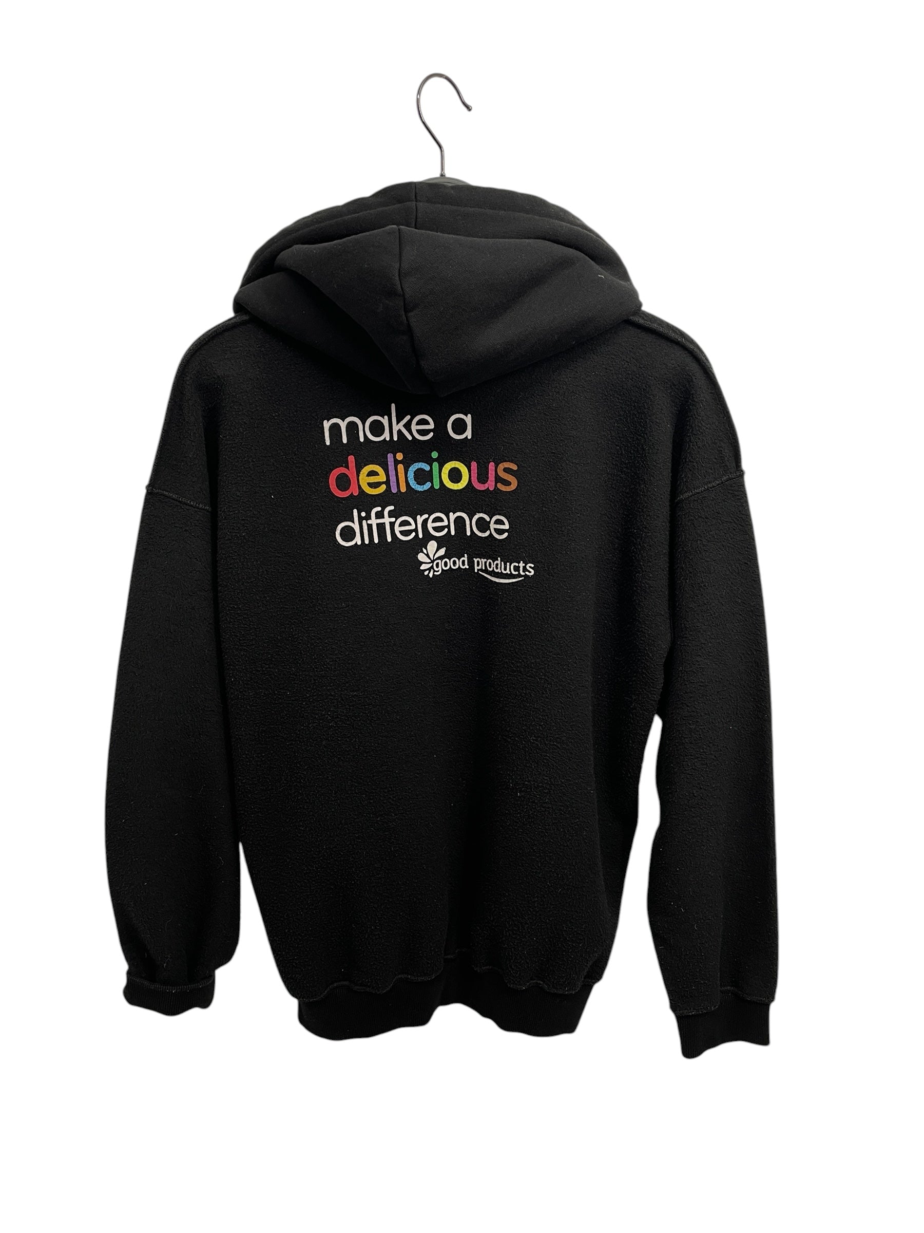 VETEMENTS/Hoodie/L/Cotton/BLK/INSIDE OUT/MAKE A DIFFERENCE view 2