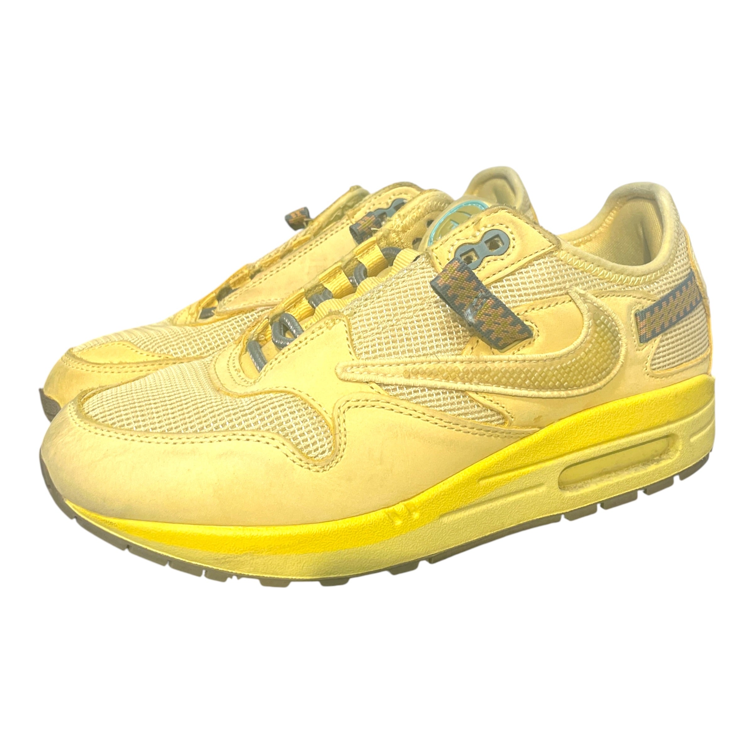 NIKE/CACTUS JACK/Low-Sneakers/US 6/Cotton/YEL/Air max 1 Saturn view 3