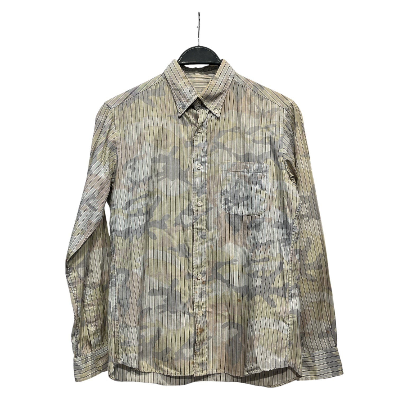 SOPHNET./Flannel Shirt/M/MLT/Stripe/camo view 1