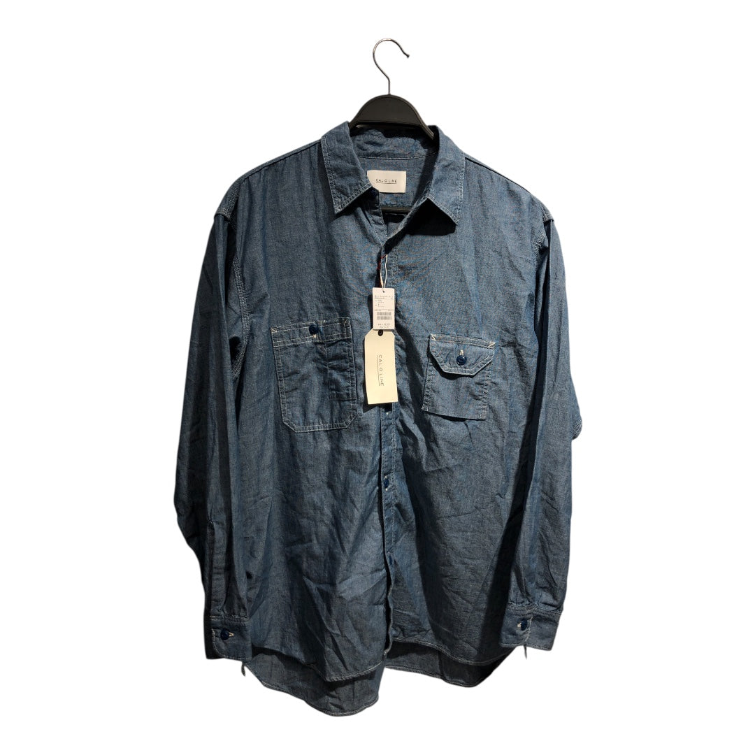 PILGRIM/LS Shirt/M/Cotton/IDG/ view 1