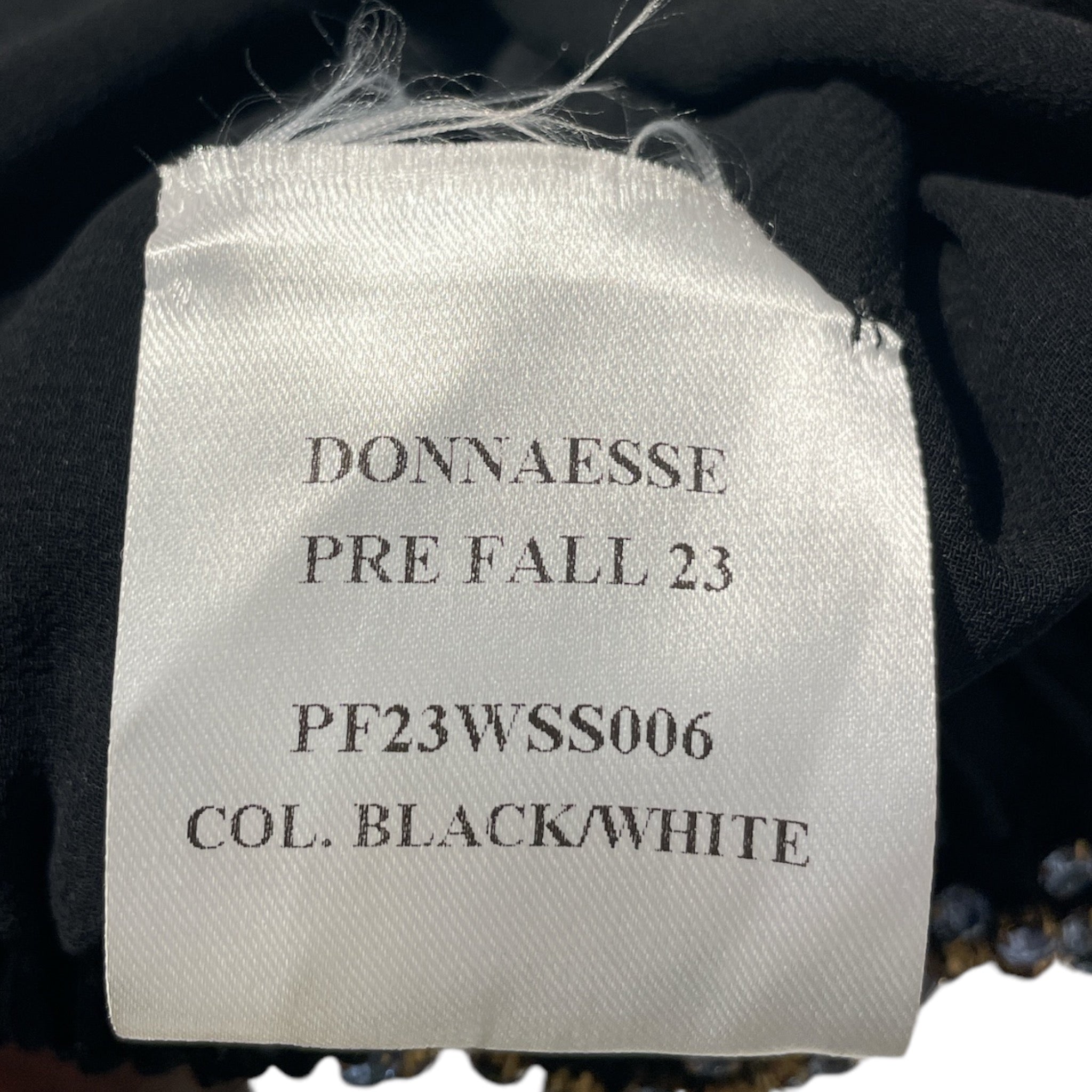 AMIRI/SS Blouse/S/Plain/Polyester/BLK/CRYSTAL CROP POLO view 4